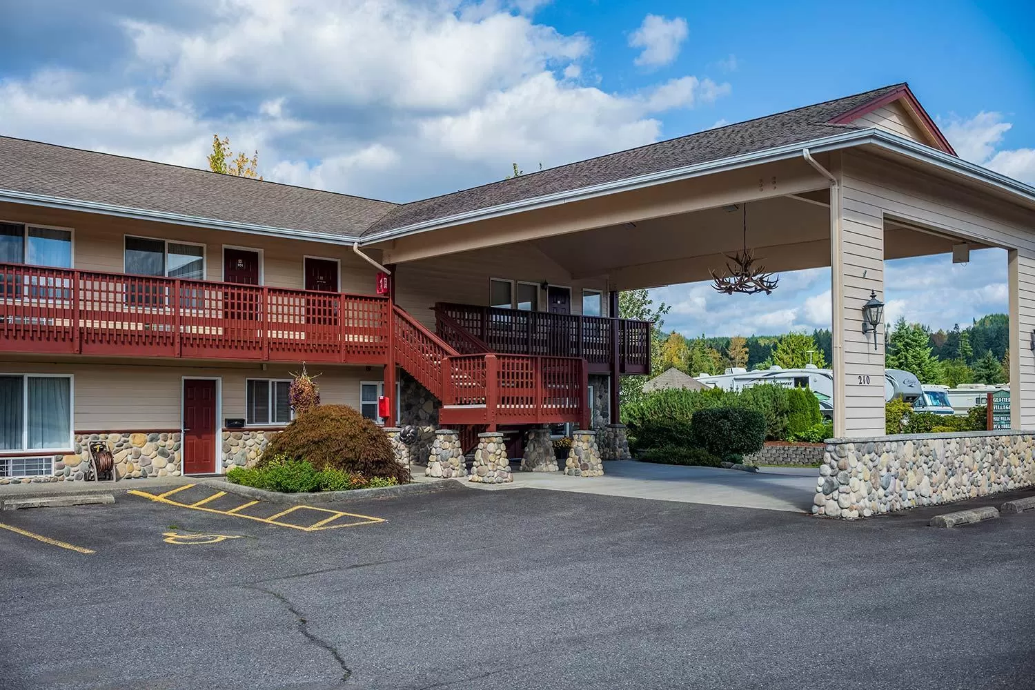 Property building in Mill Village Motel