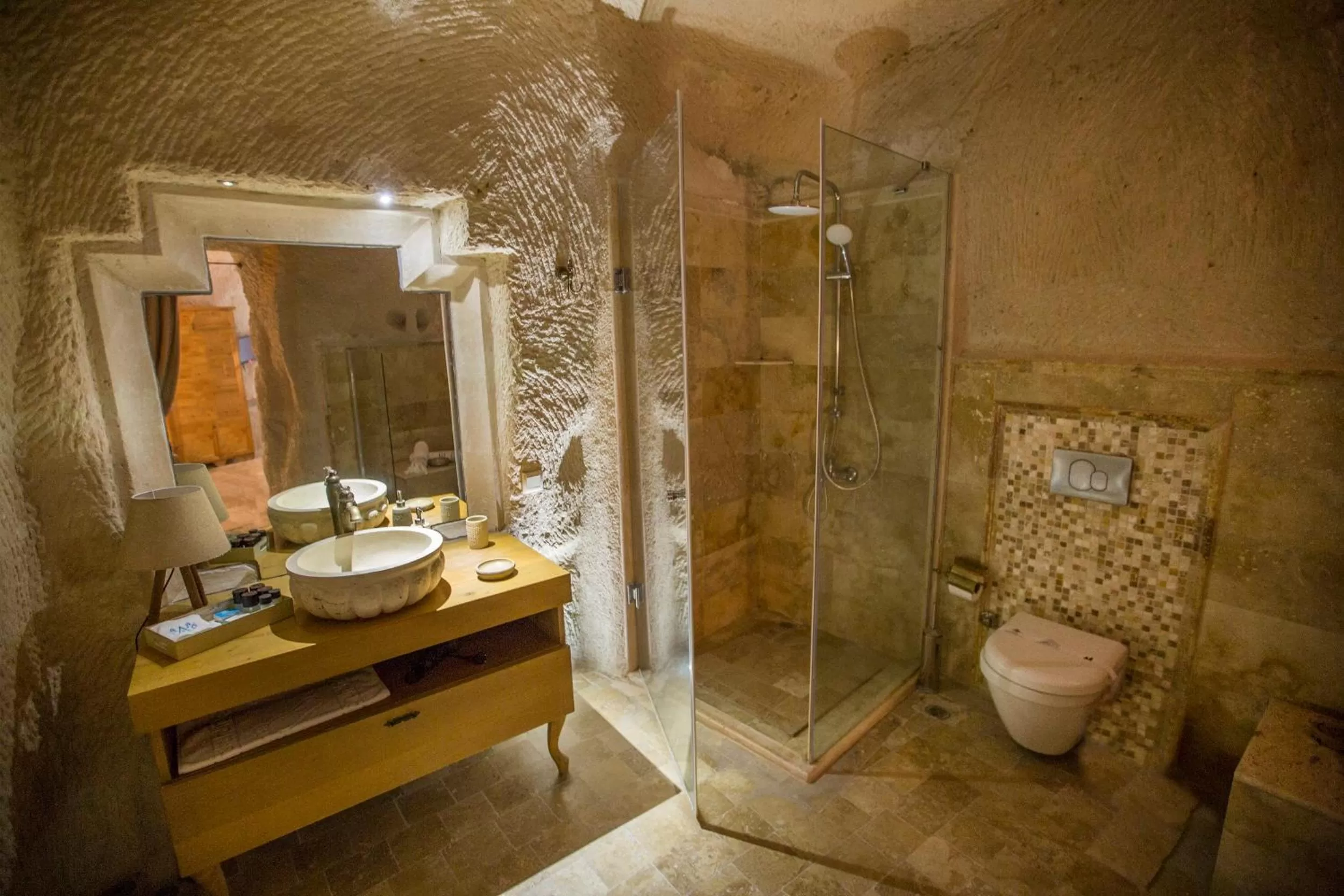 Bathroom in Azure Cave Suites - Cappadocia