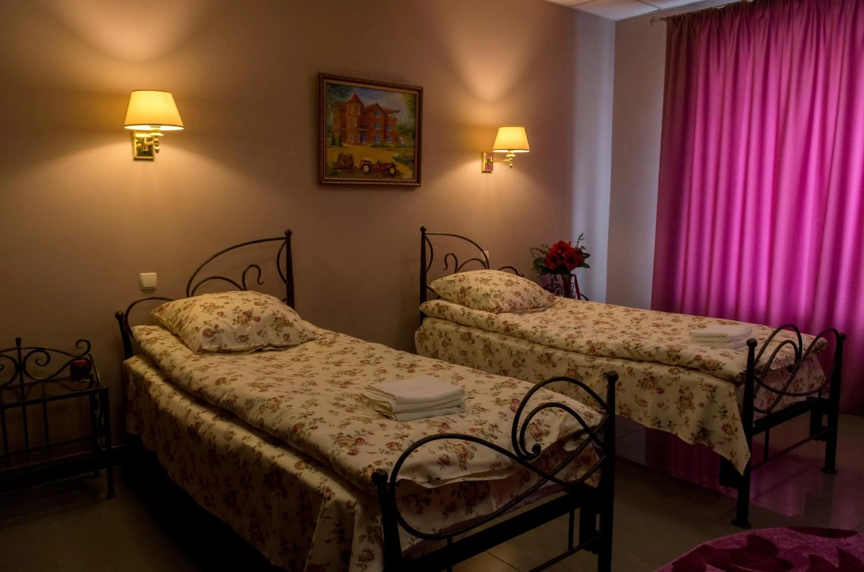 Bed in Ermitazh Hotel Complex