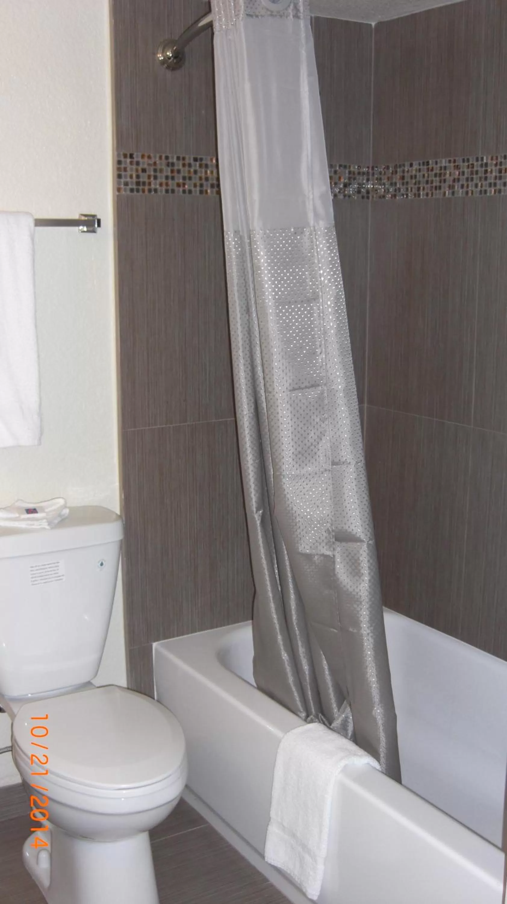 Shower in Days Inn by Wyndham Brawley