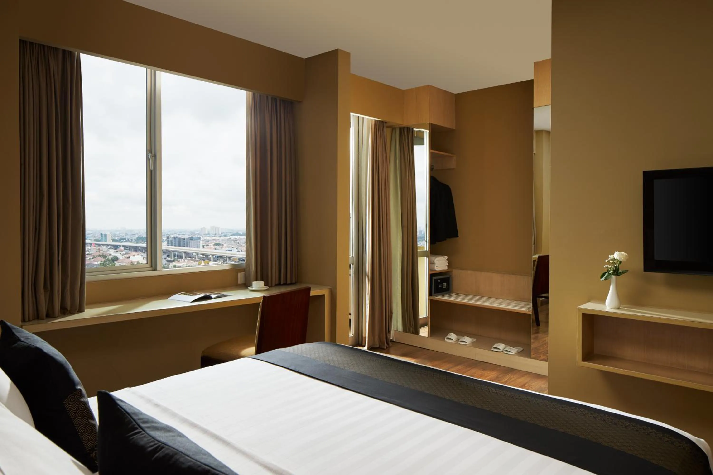 Bed in eL Hotel Jakarta