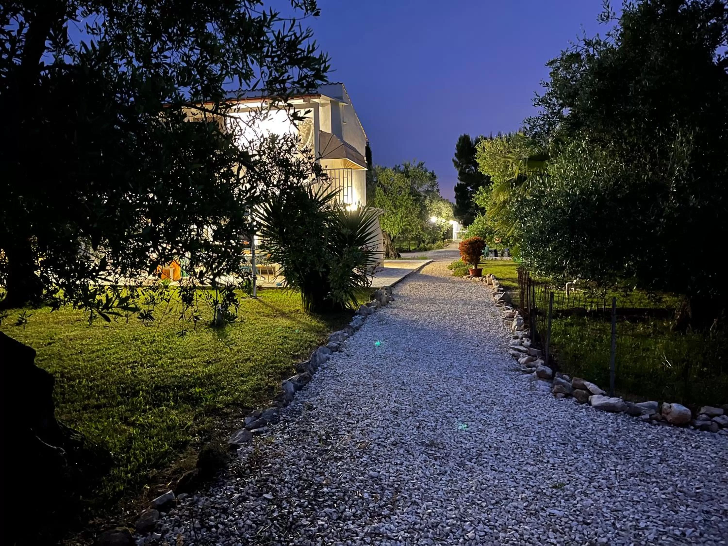 Natural landscape in B&B Villa Mediterranea with parking space
