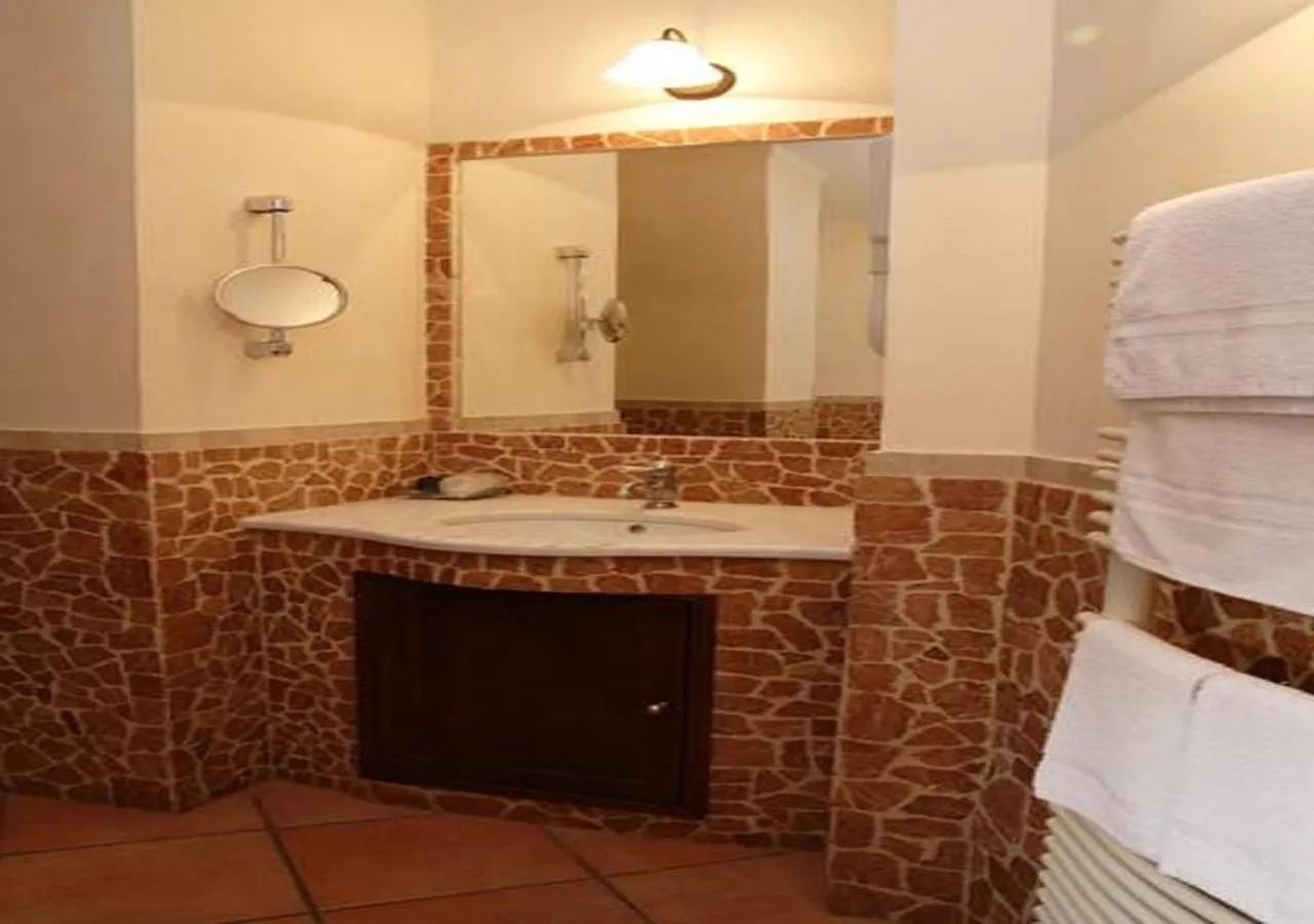 Bathroom in Airone Wellness Hotel