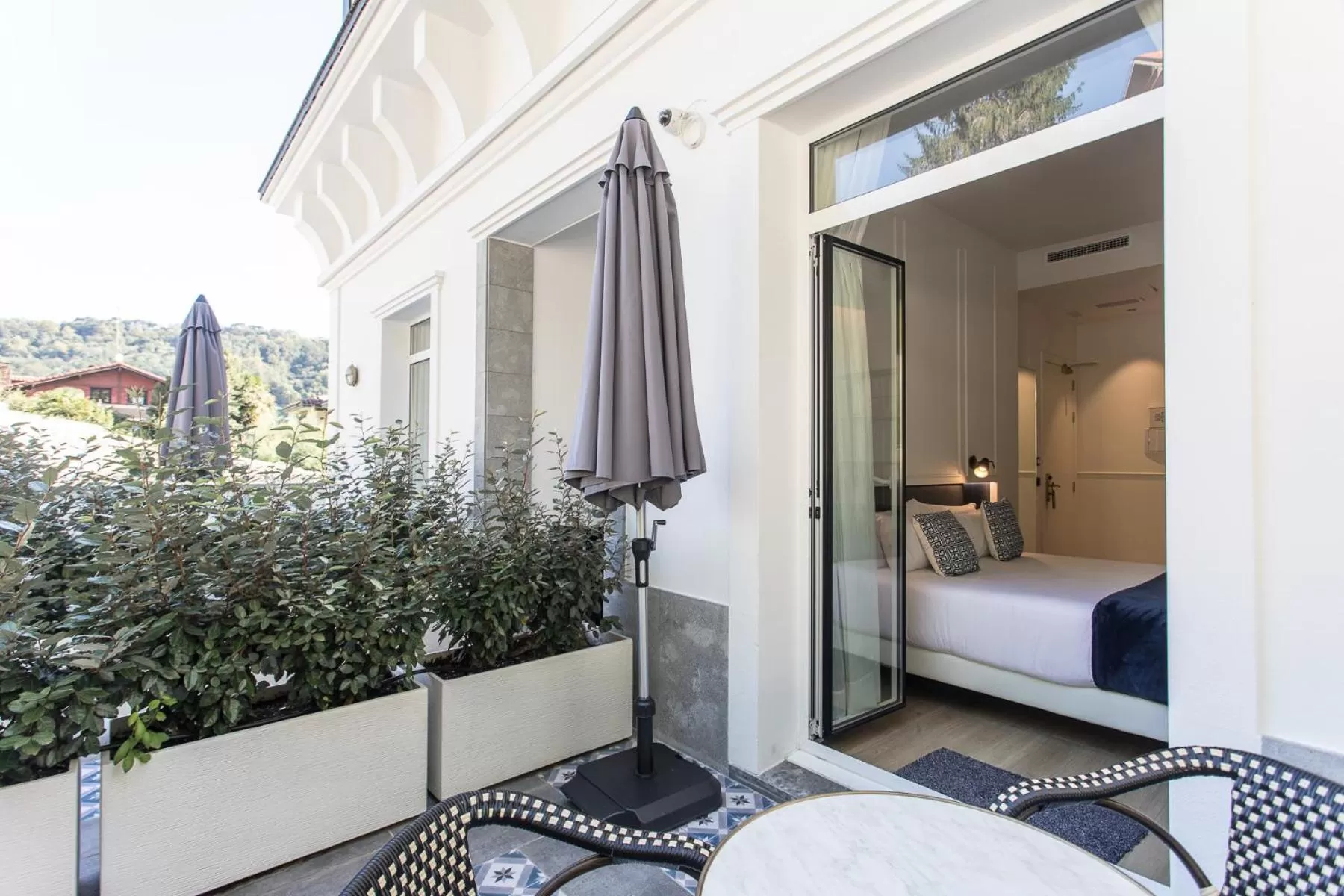 Bed in Villa Eugenia Boutique Hotel