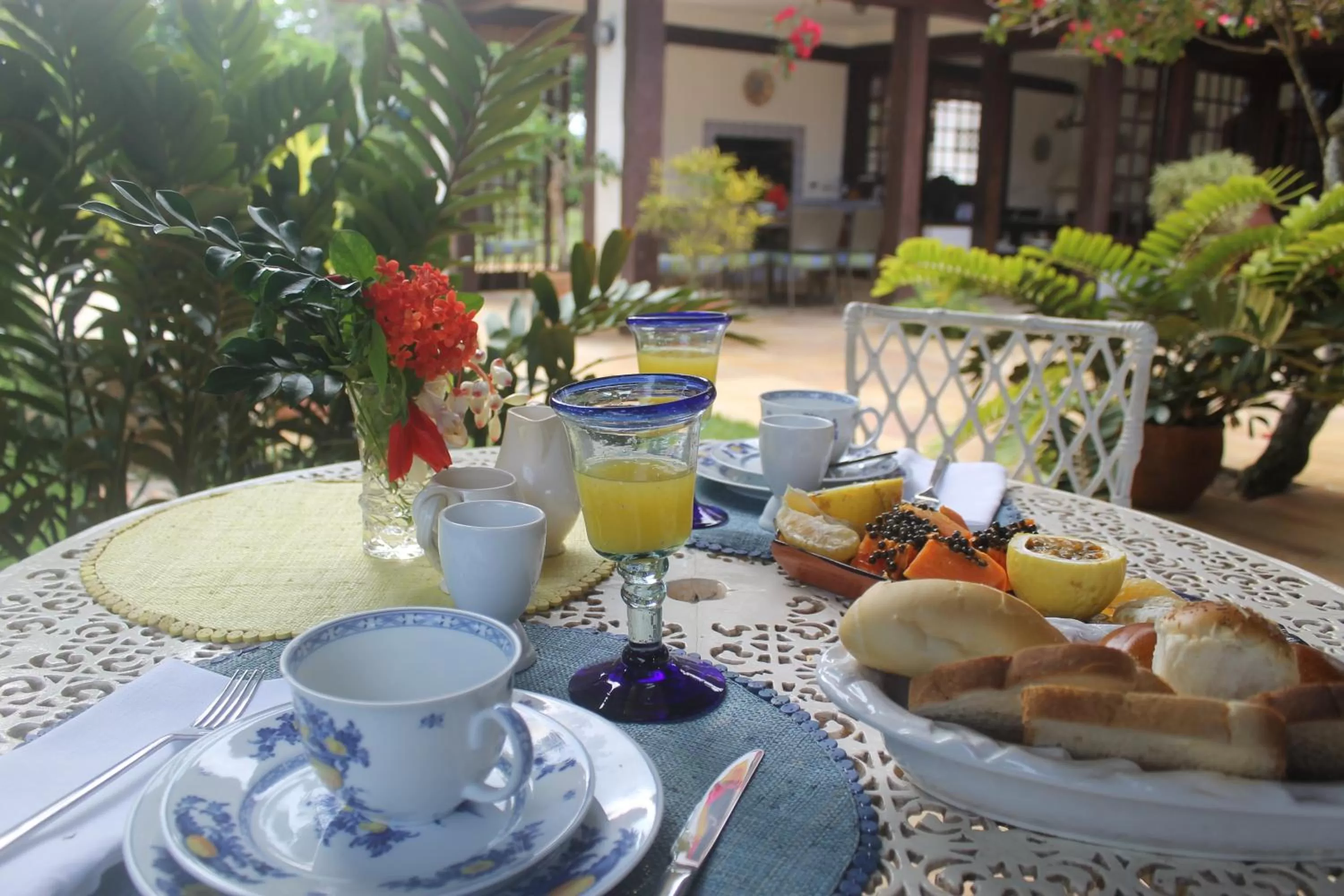 Buffet breakfast in Pousada Blanca Mar