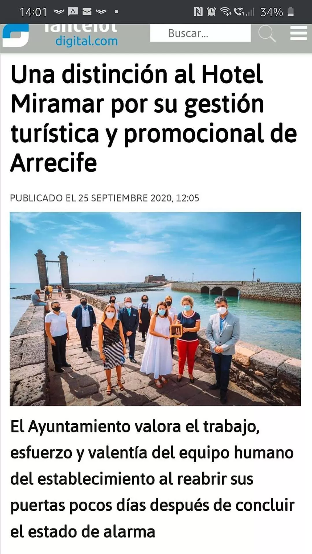 Staff in Hotel Miramar