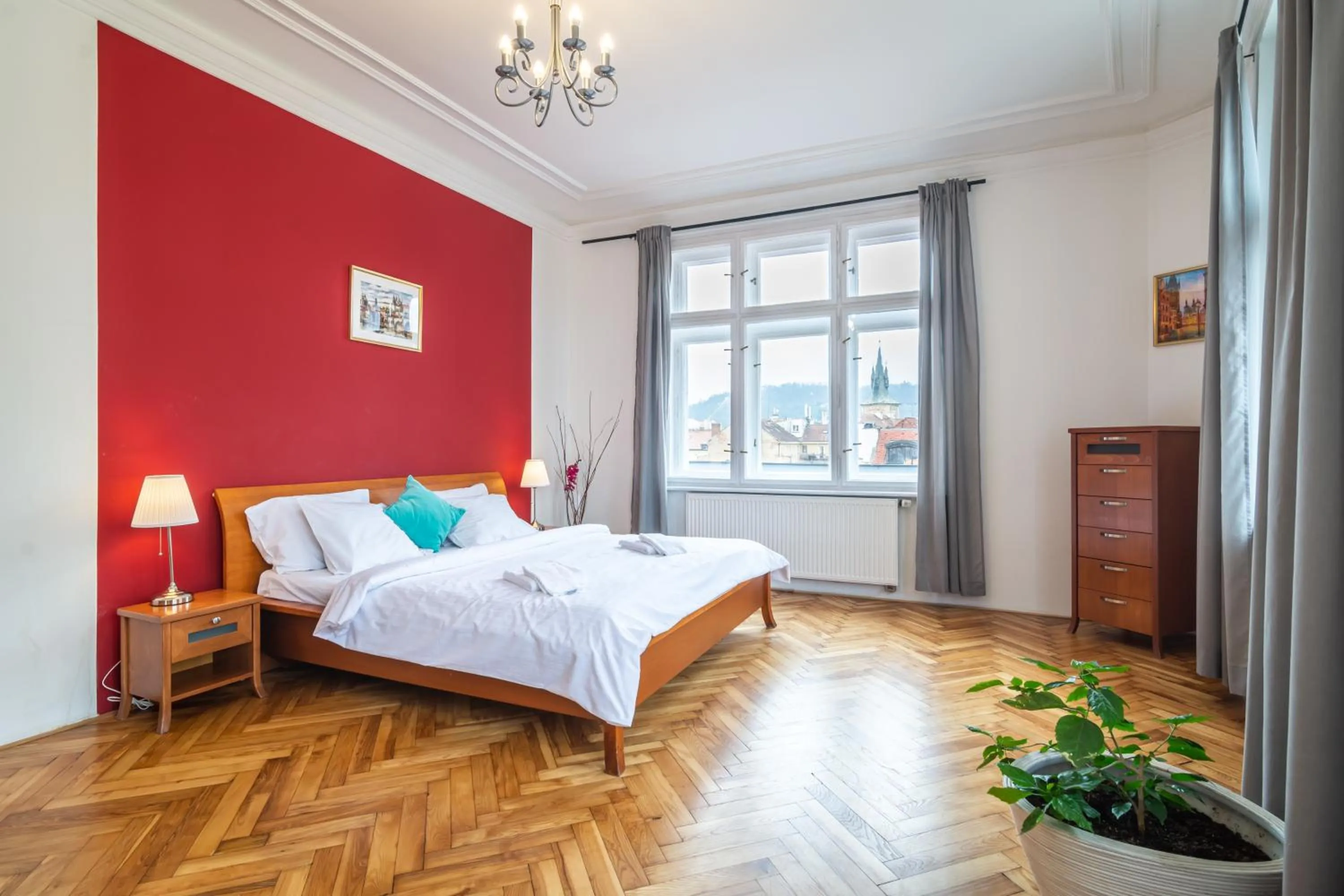 Bedroom, Bed in Royal Road Residence