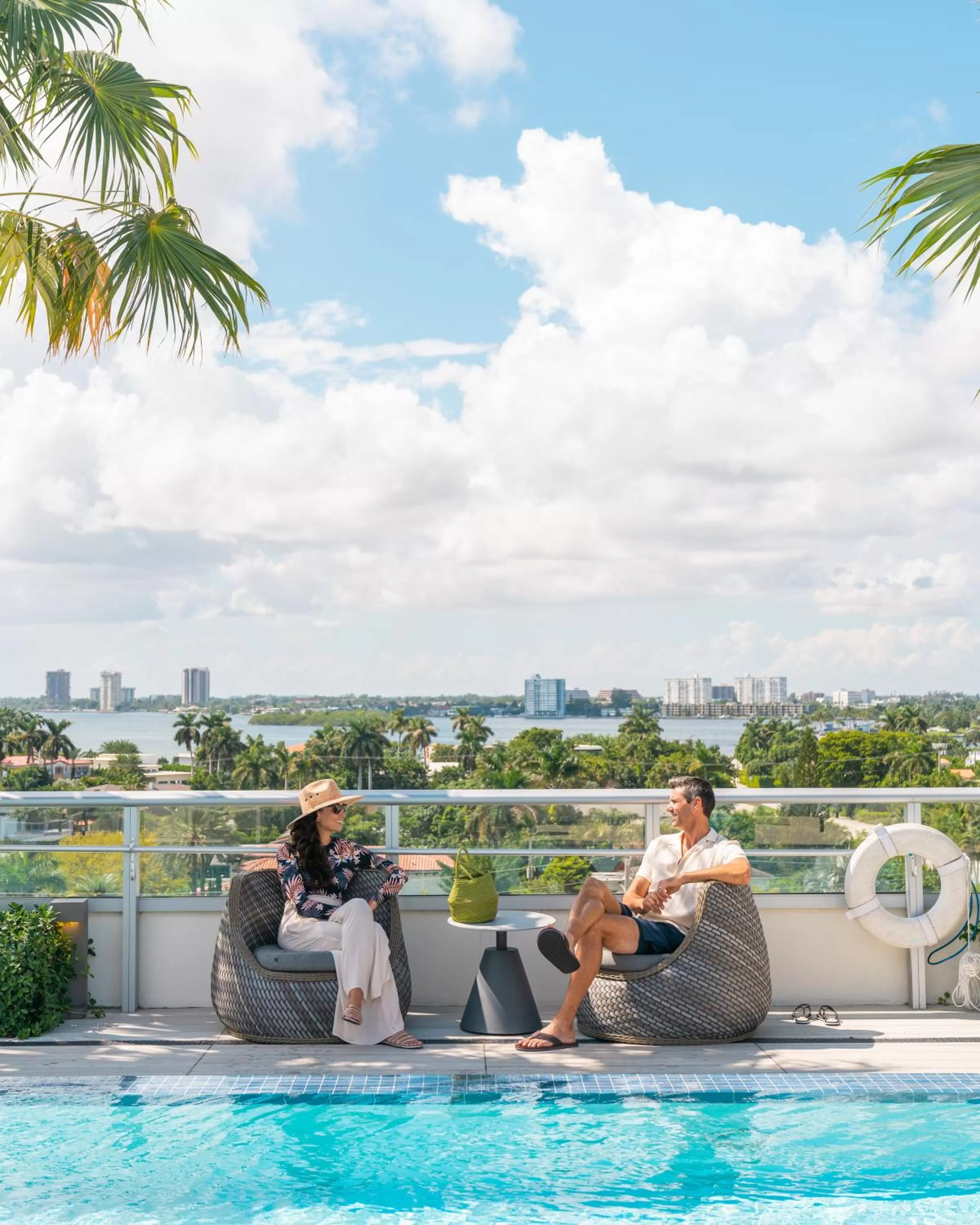 Swimming pool in The Altair Bay Harbor Hotel