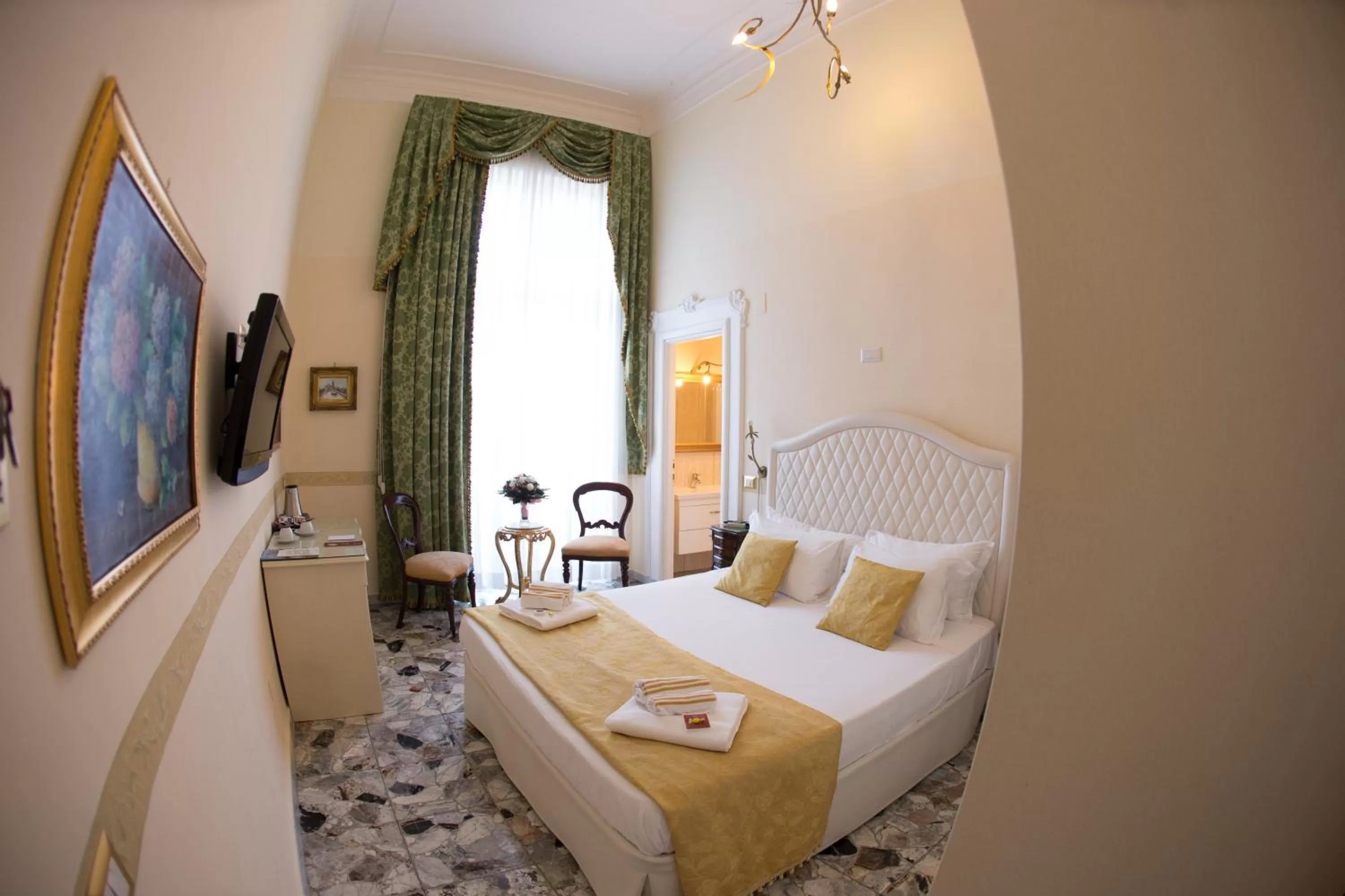 Bed in B&B Art Suite Santa Brigida