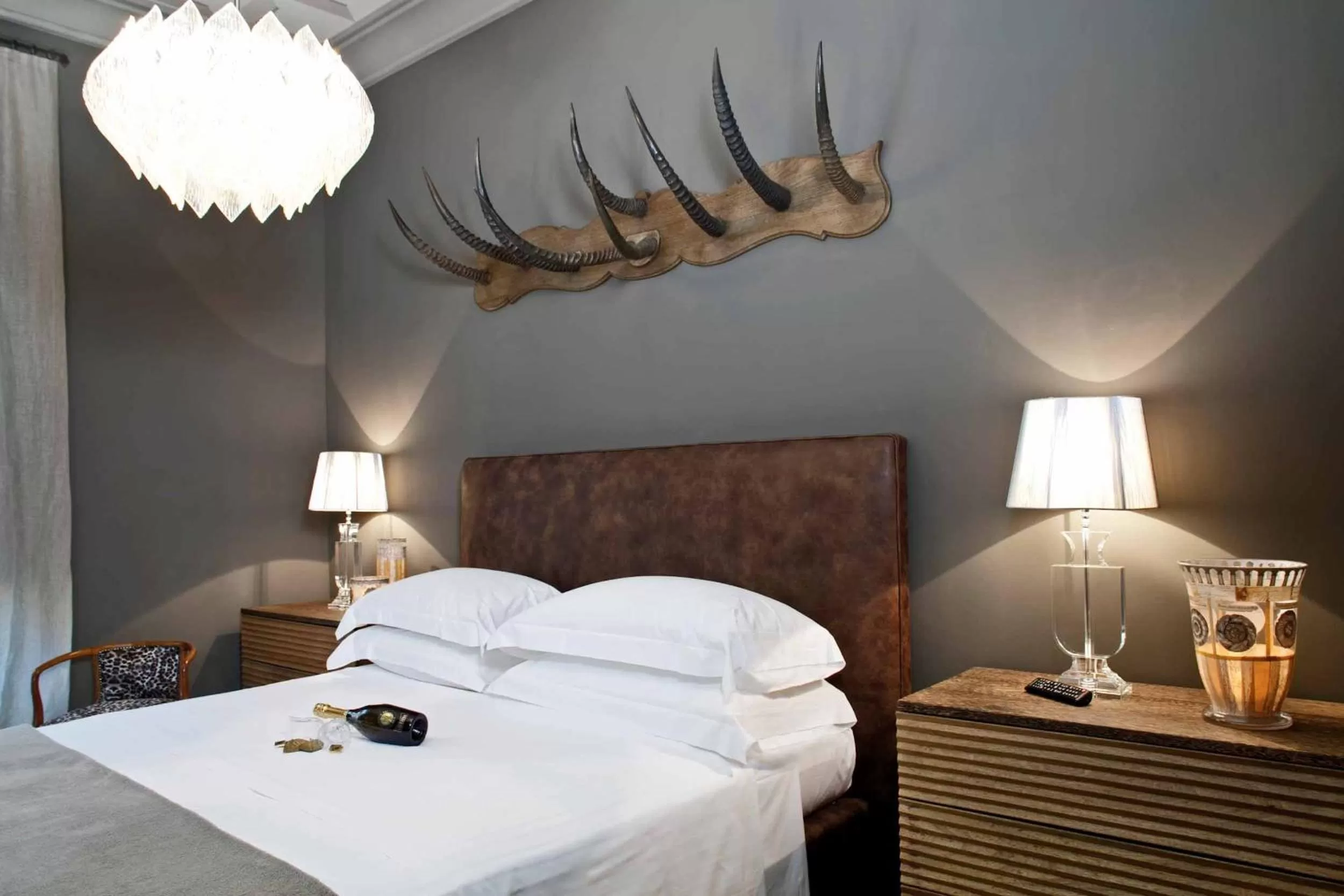 Bed in Porcellino Gallery Art Boutique BB