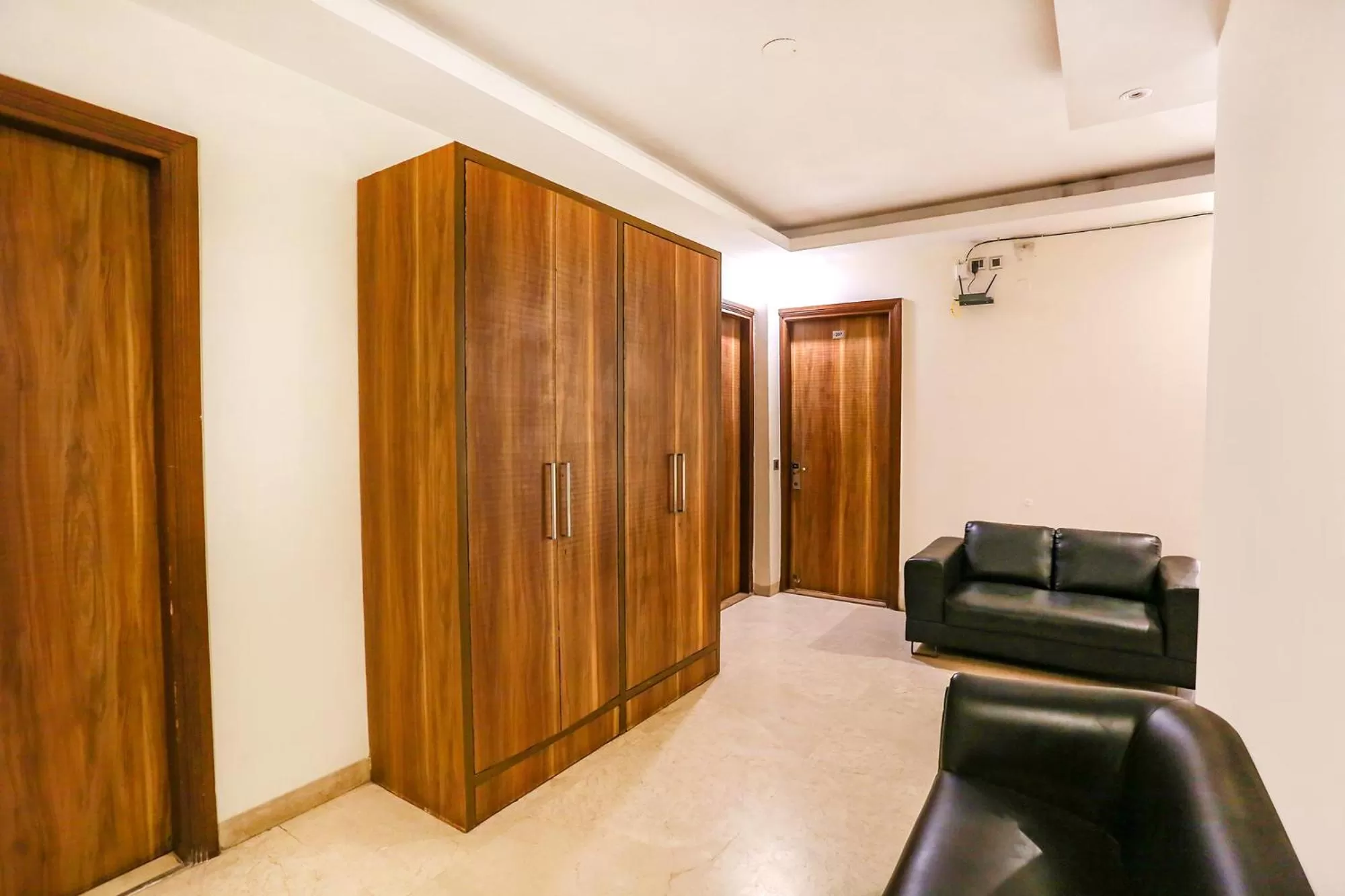 Seating area in FabHotel Royal Touch Patel Nagar