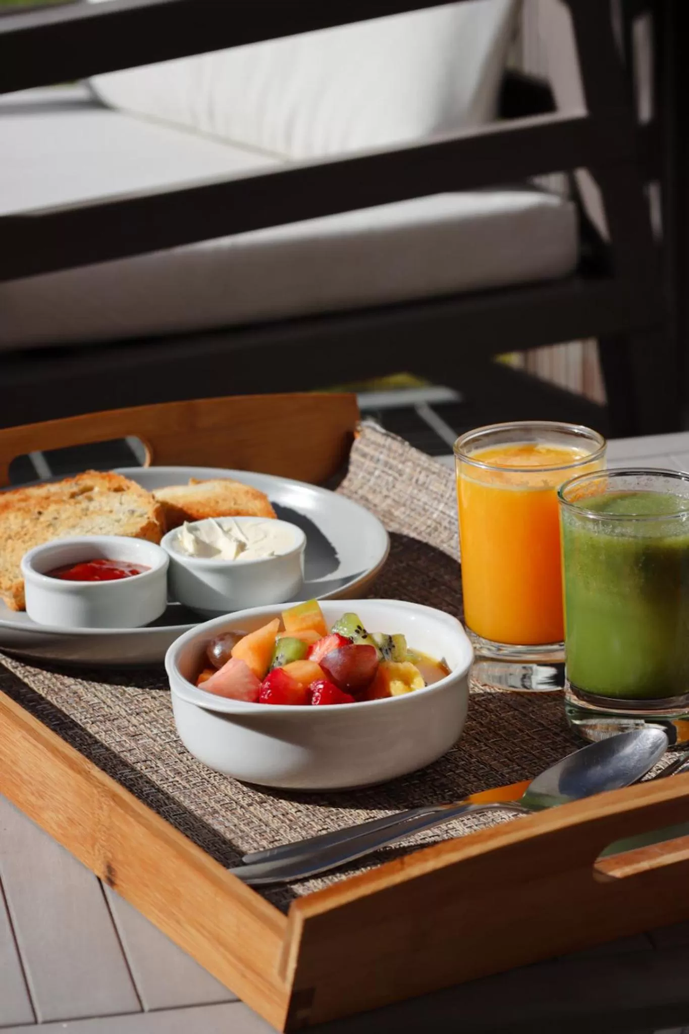 Breakfast in Cottage Puerto Buceo