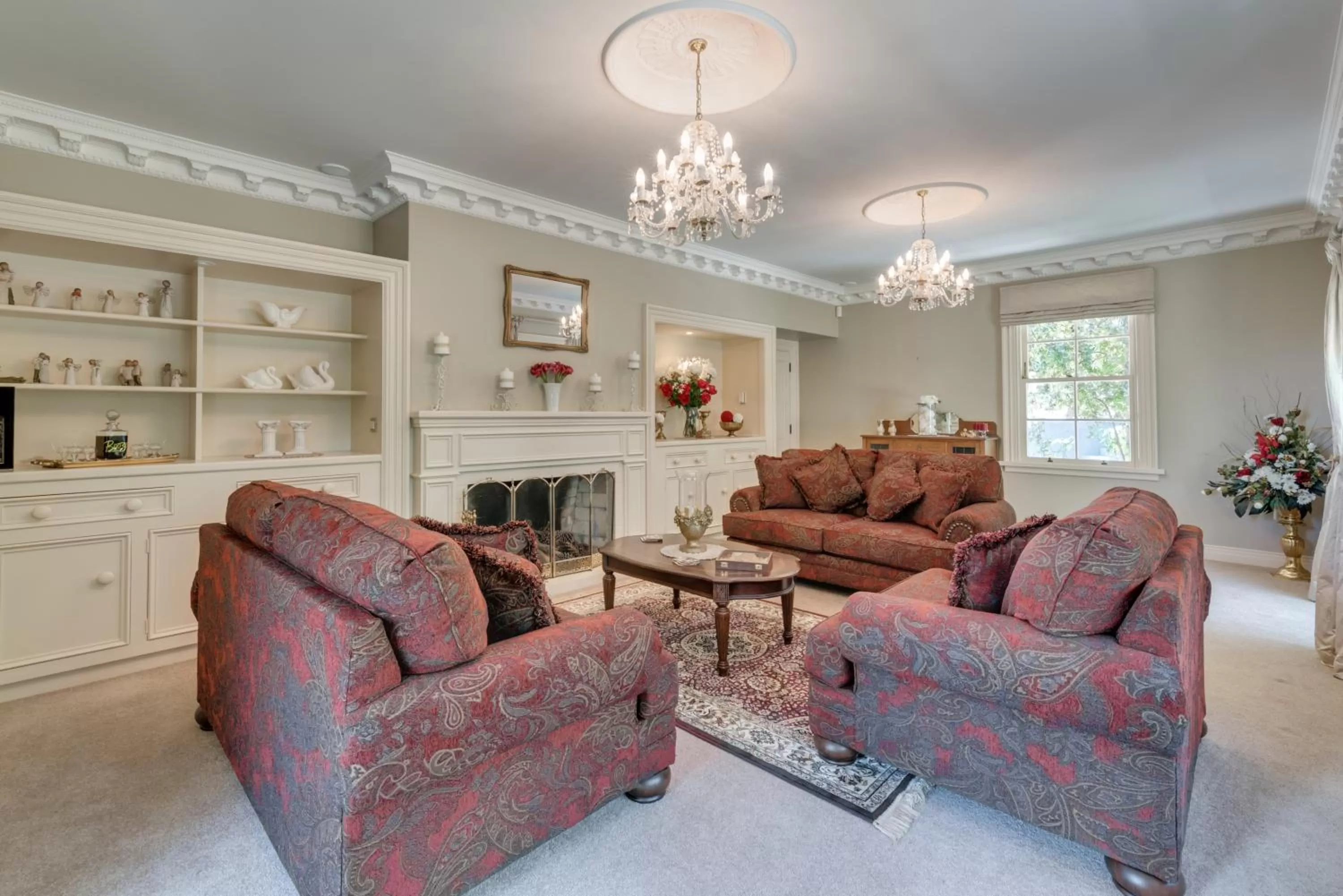Living room in Bellevue Boutique Lodge