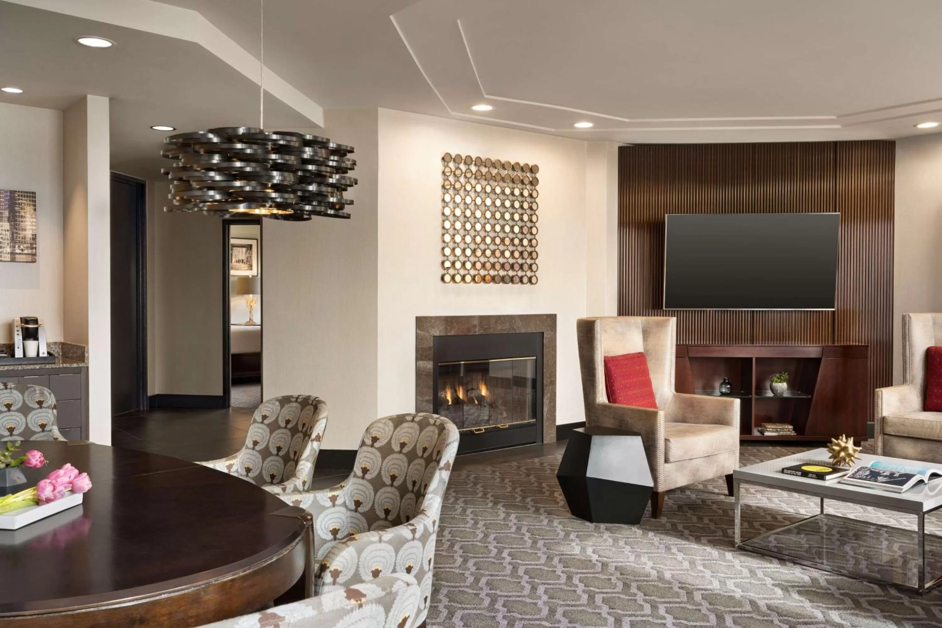 Living room in Hilton Motif Seattle