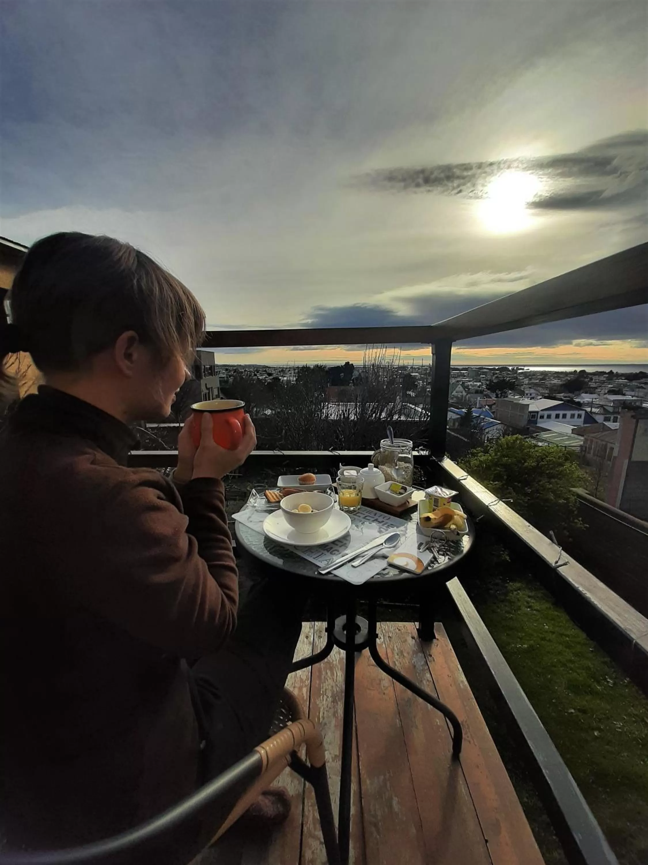 Breakfast in Hostal Buenavista Patagonia