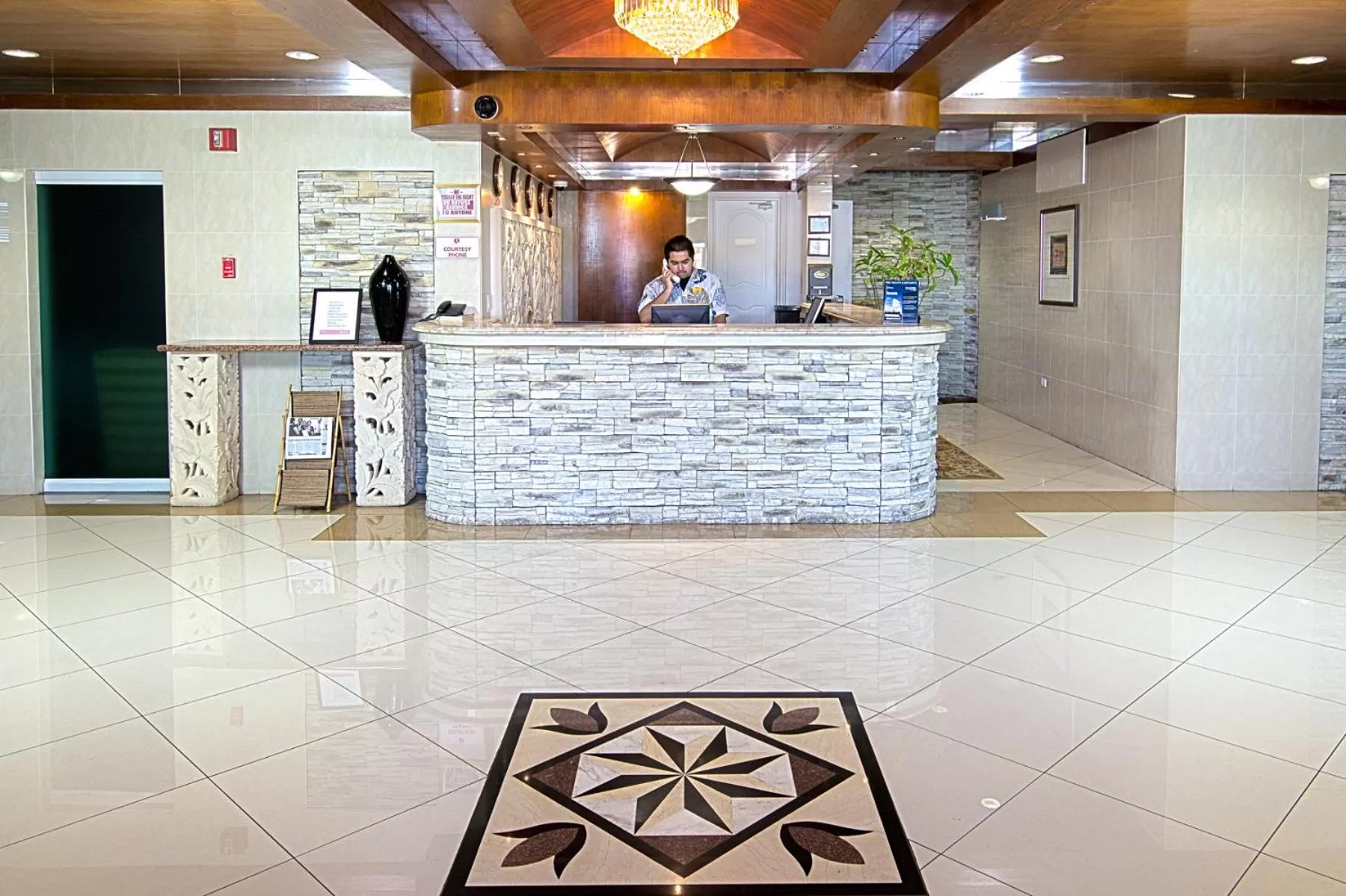Lobby or reception in Wyndham Garden Guam