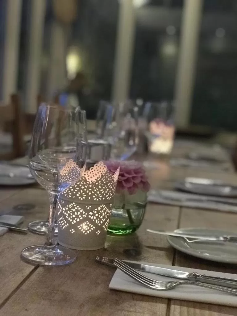 Dining area in The Crown Inn, Church Enstone