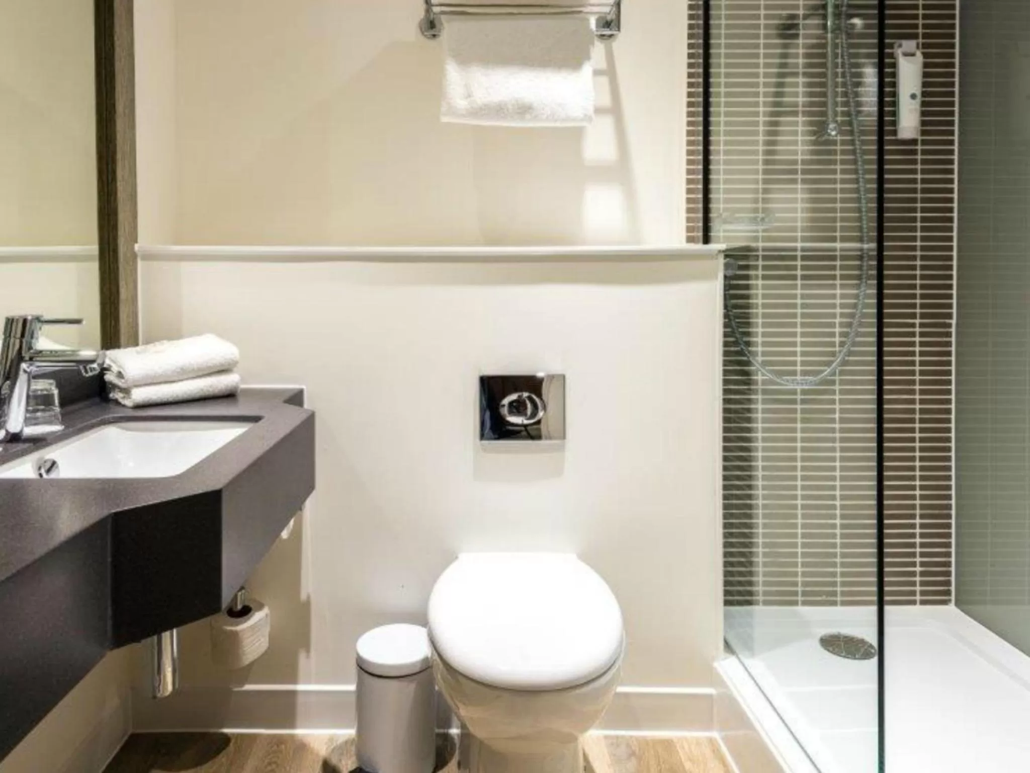 Shower in Holiday Inn Swindon by IHG