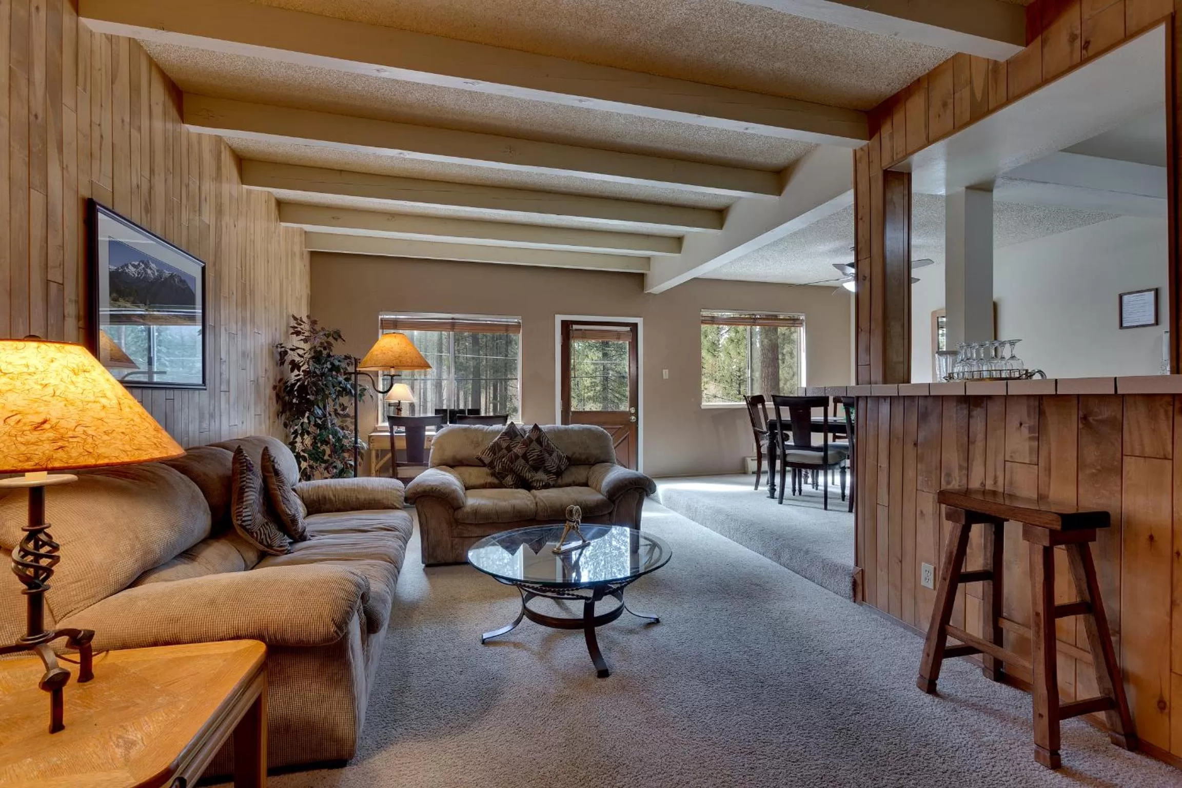 Living room in Heavenly Valley Townhouses