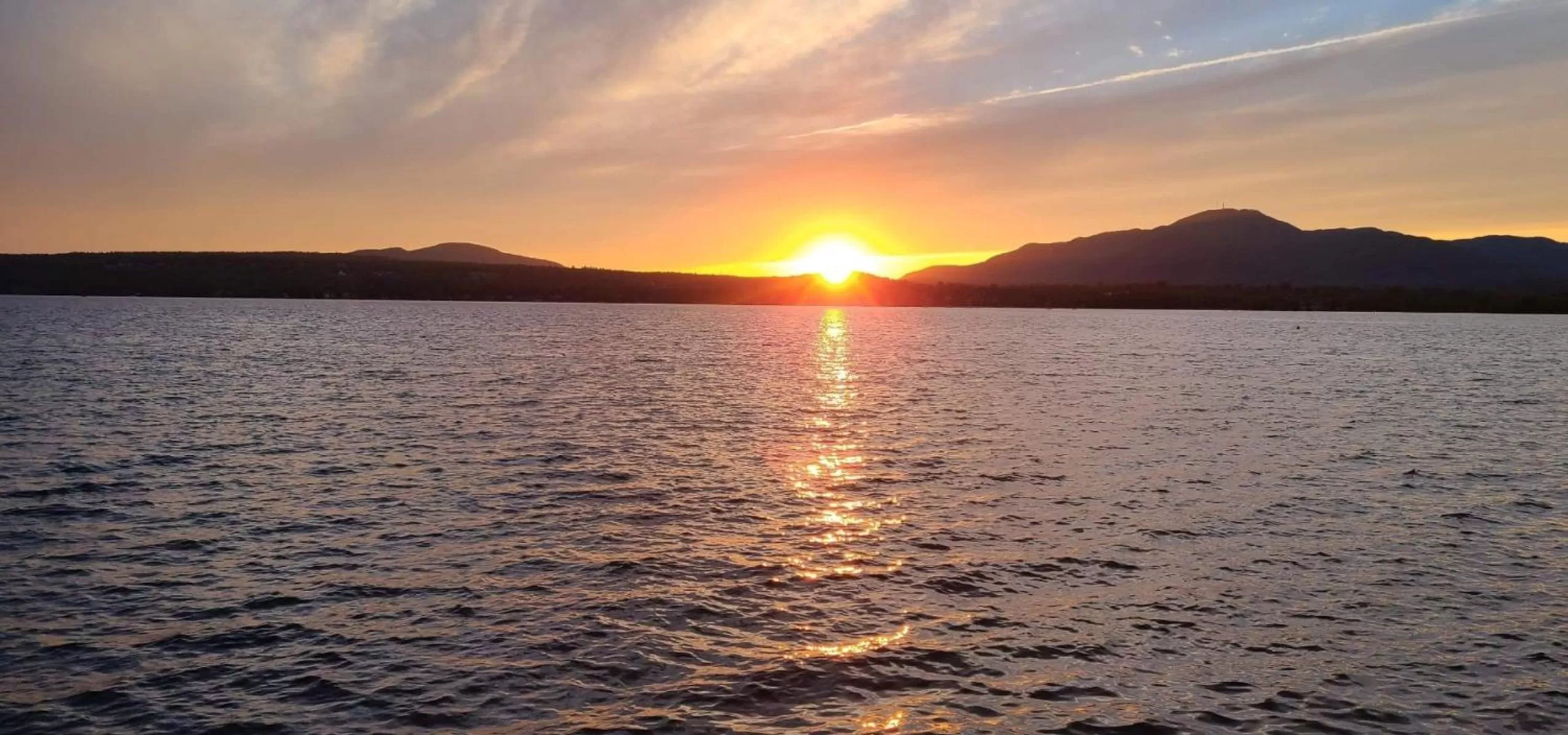 Natural landscape in Magog Waterfront Condo