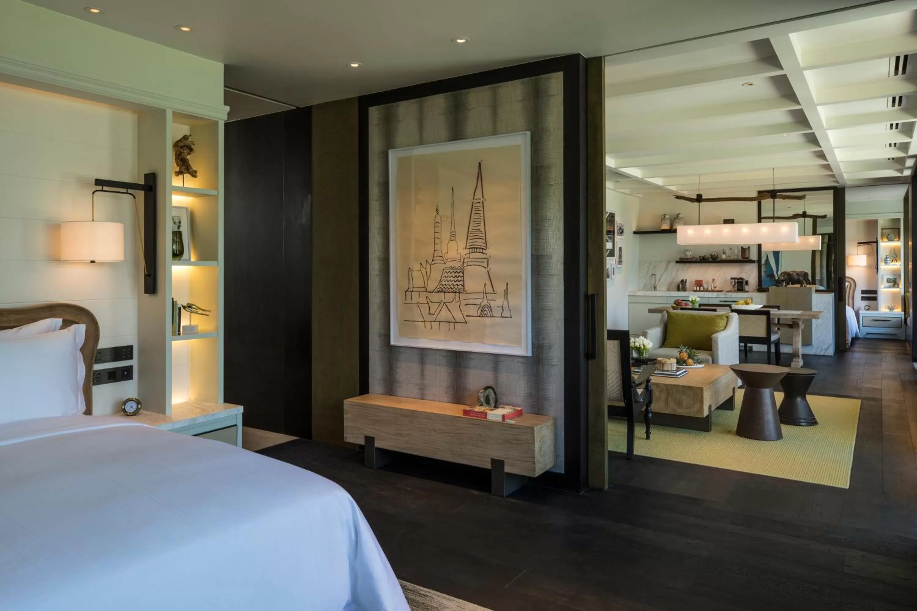 Photo of the whole room, Bed in Rosewood Phuket