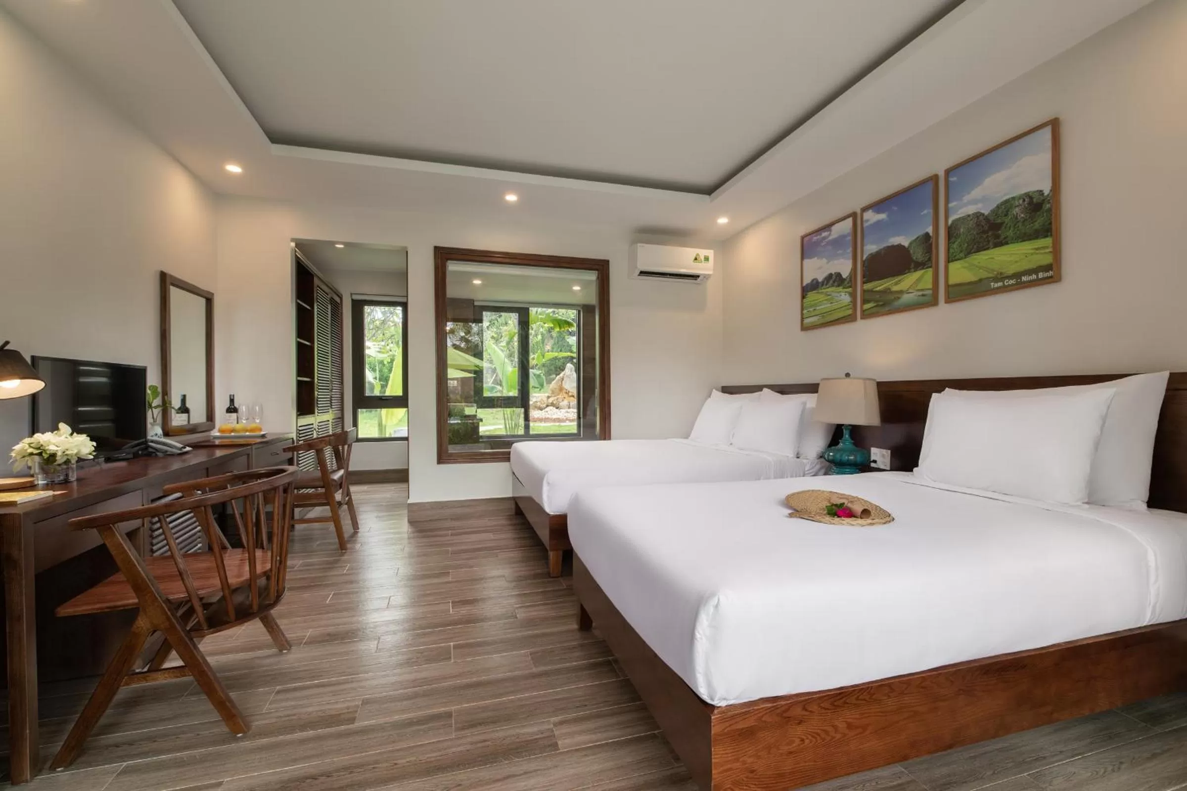 Photo of the whole room, Bed in Bai Dinh Riverside Resort & Spa