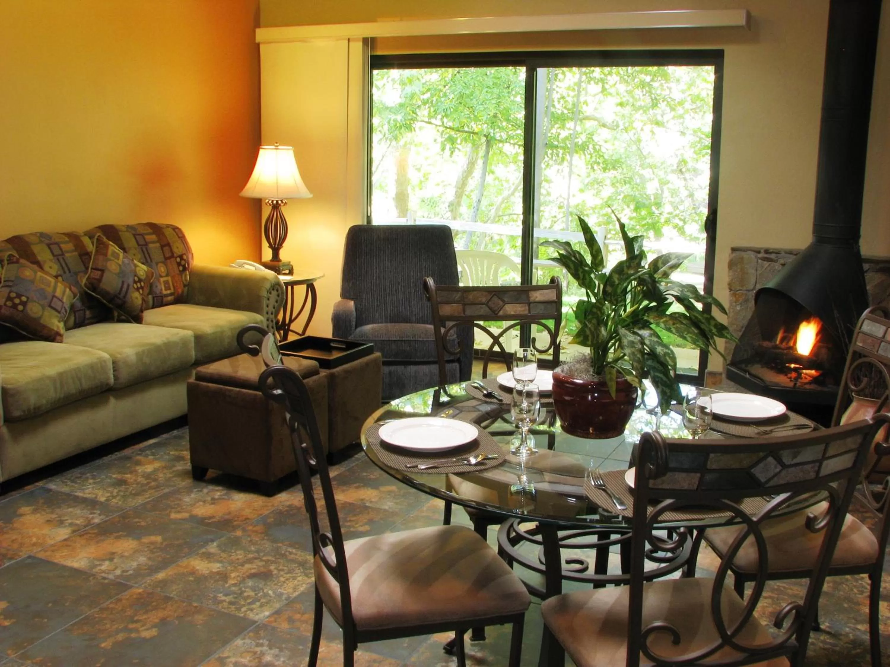 Dining area in Villas at Poco Diablo