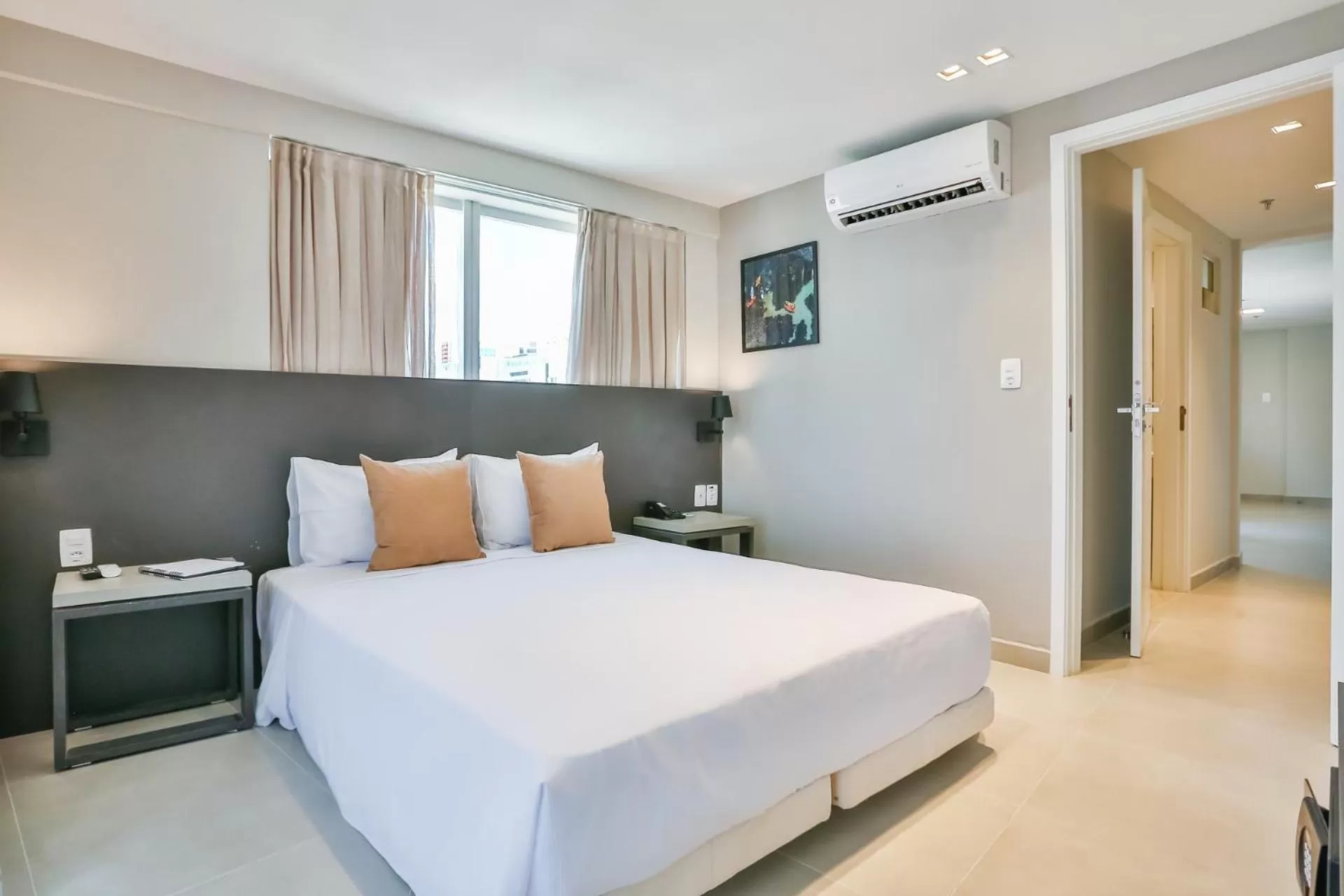 Bed in Quality Suítes João Pessoa