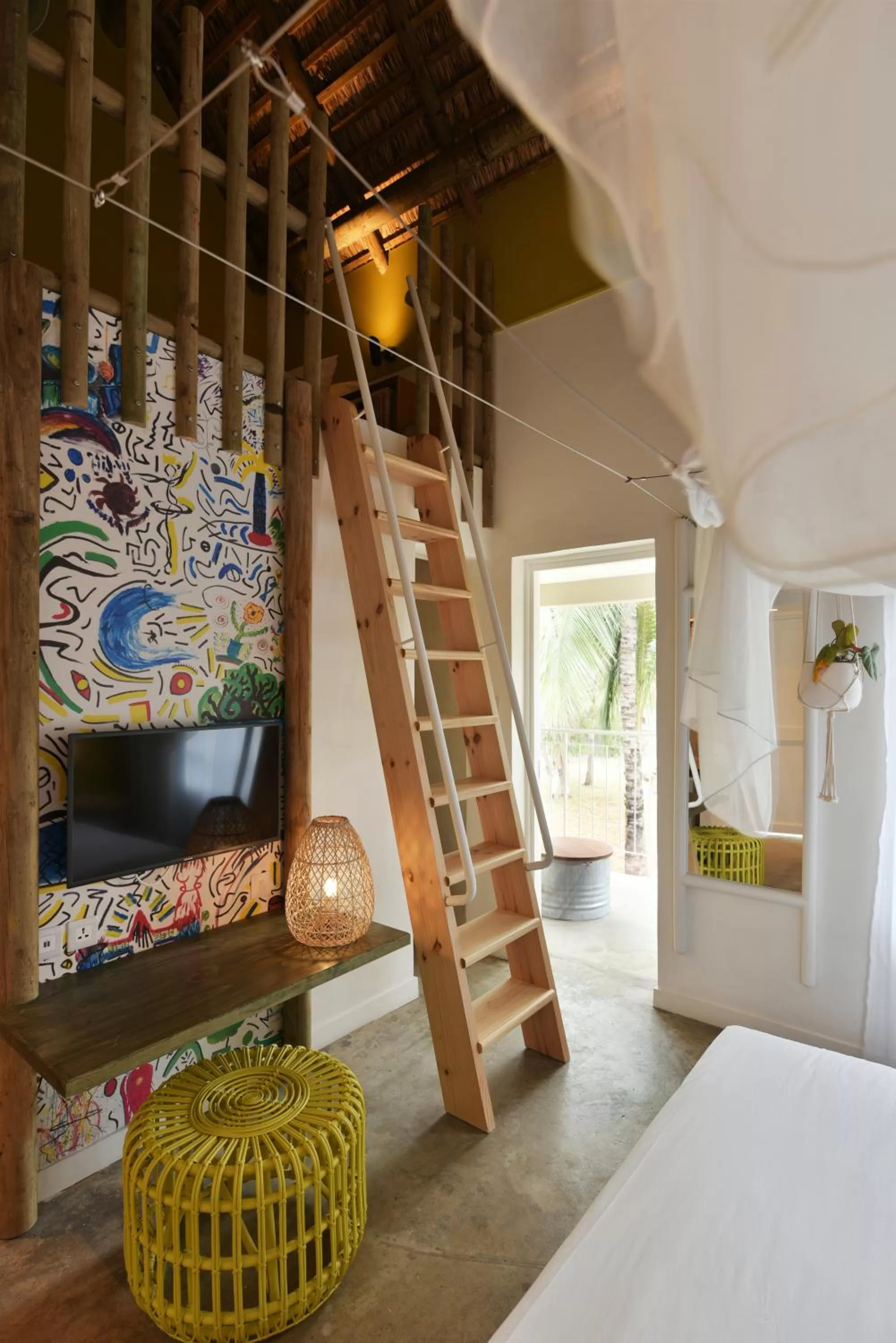 Bed in Veranda Tamarin Hotel & Spa