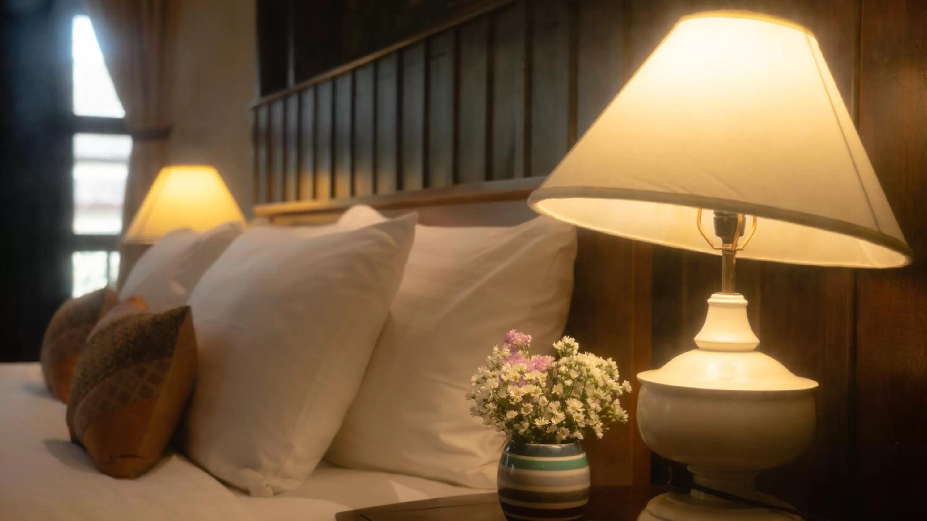 Decorative detail, Bed in Cheva Gallery Boutique Hotel