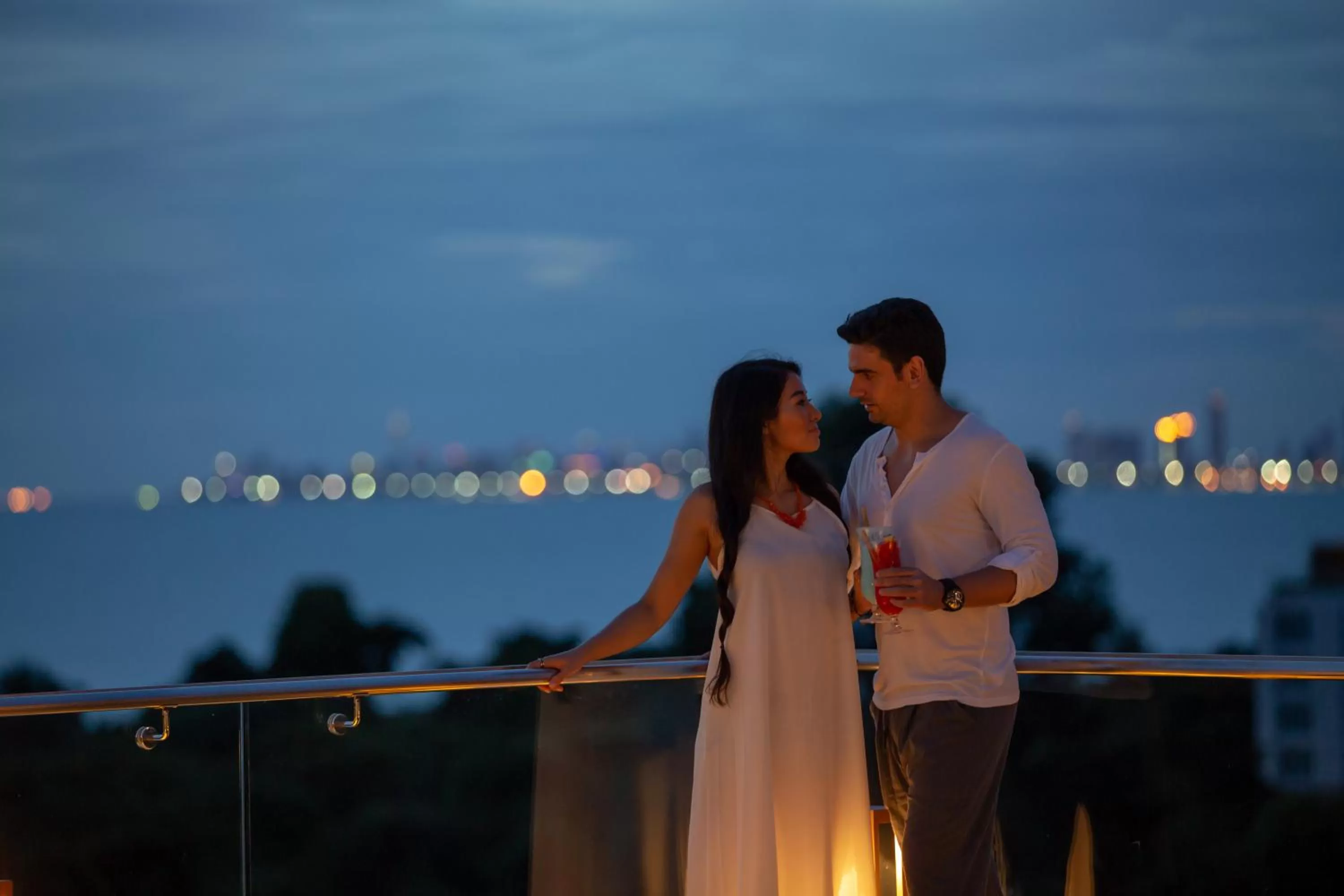 People in Costa Village Bangsaray