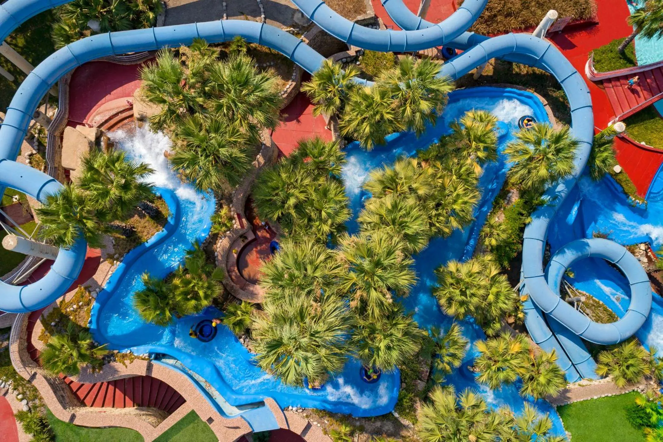 Bird's eye view, Pool View in Seven Seas Hotel Blue - Ultra All Inclusive & Kids Concept