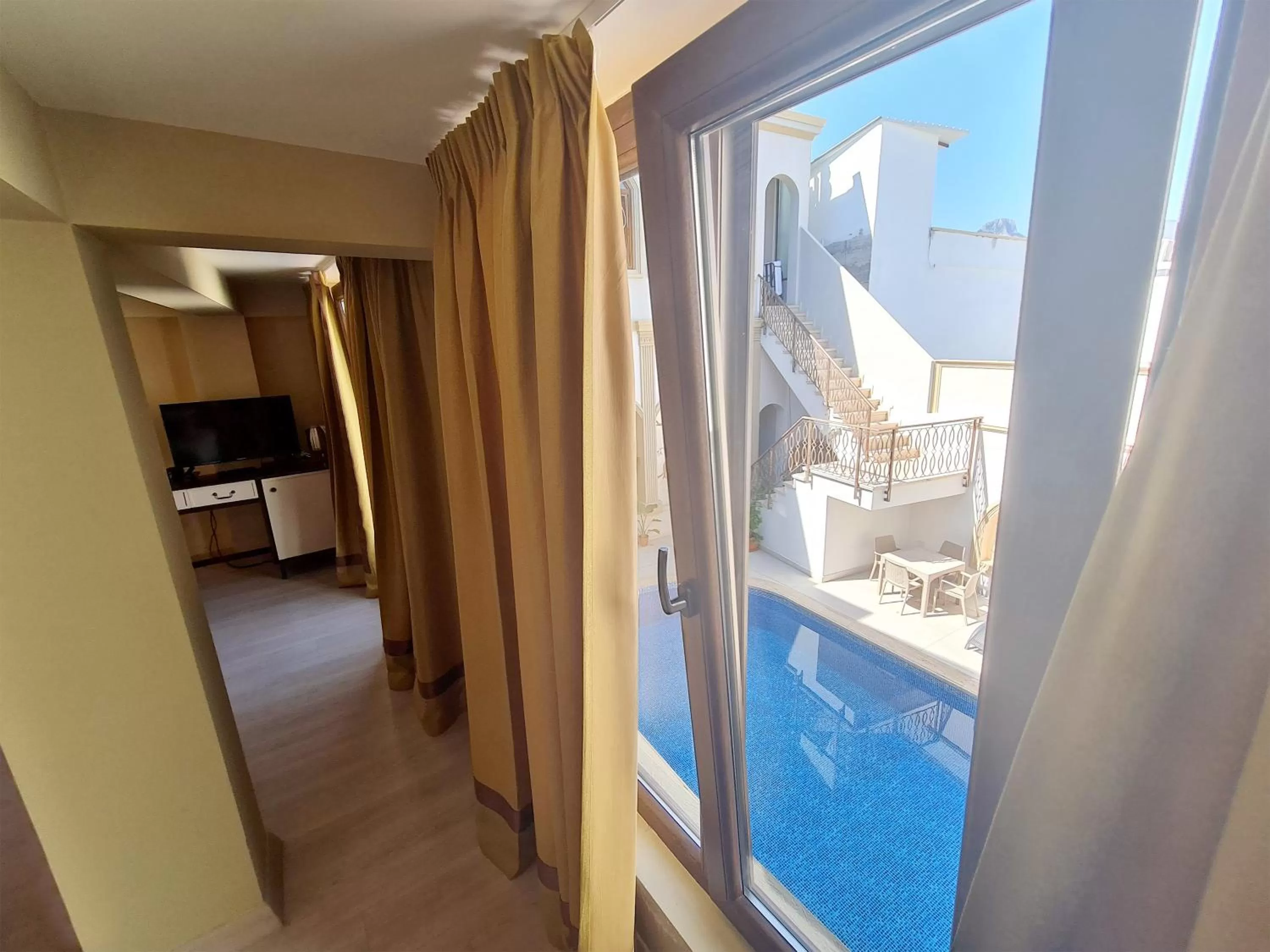 Facade/entrance, Pool View in SOFIA BOUTIQUE HOTEL