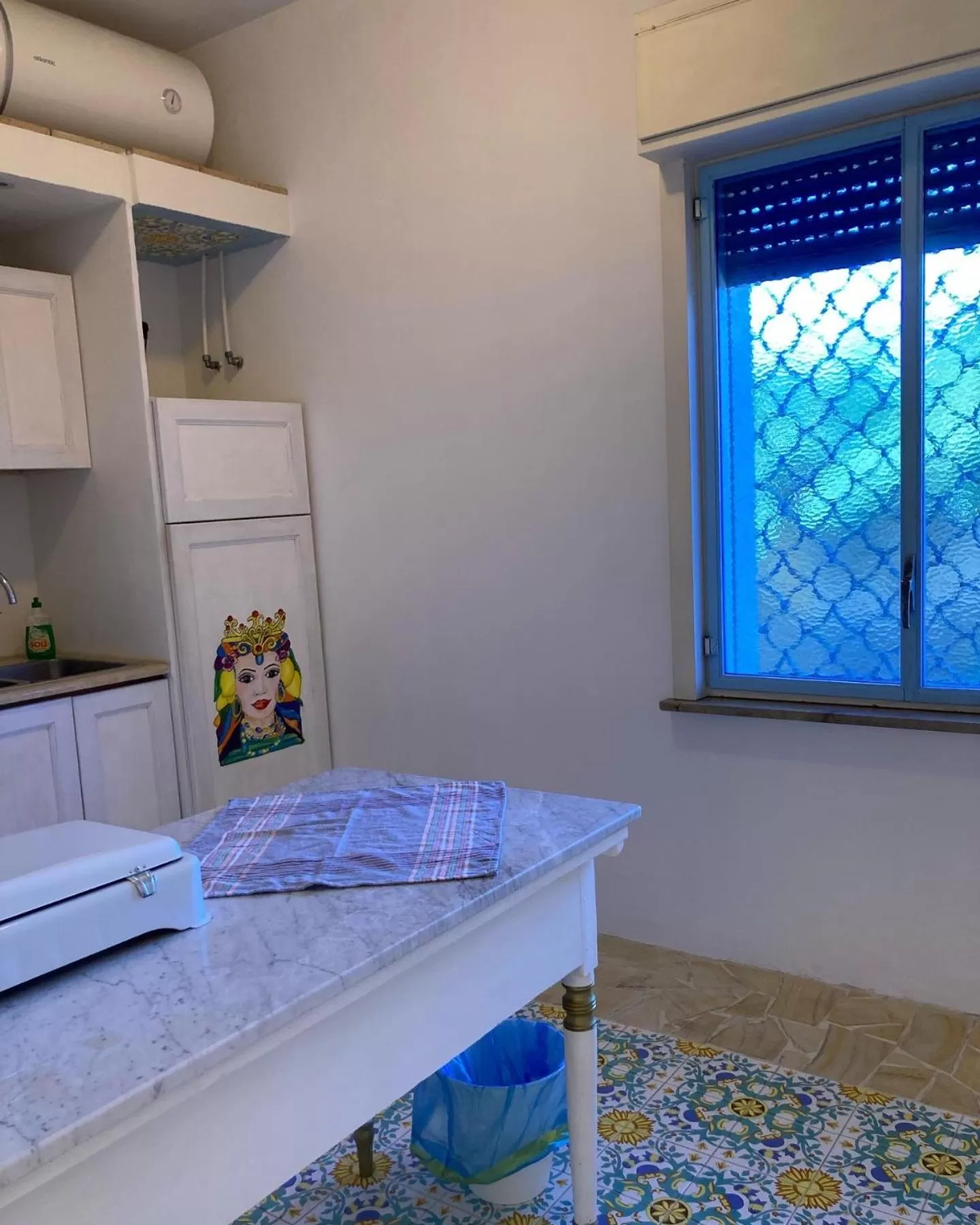Kitchen or kitchenette, Bed in Aci Brezza di Mare