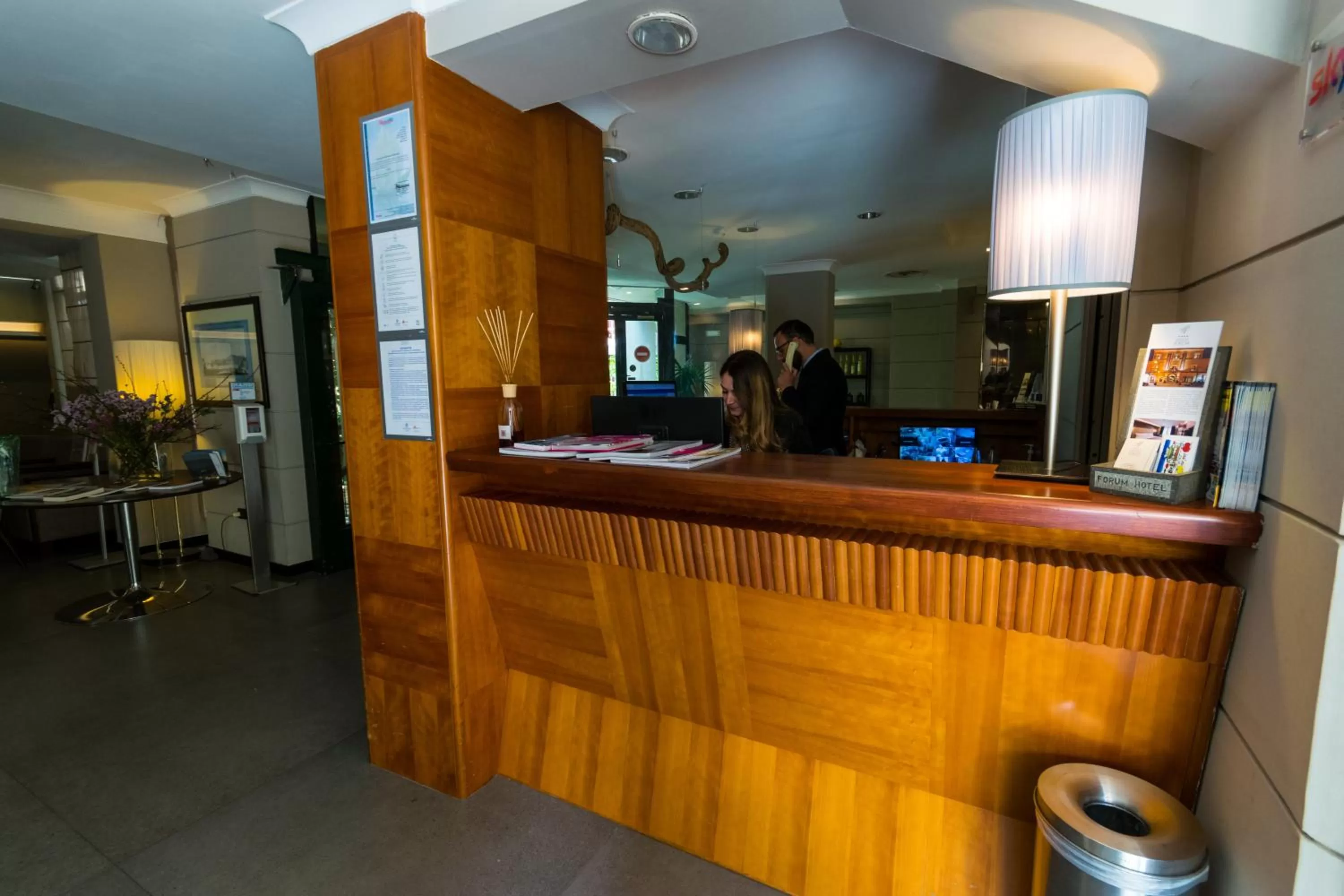 Lobby or reception in Hotel Forum