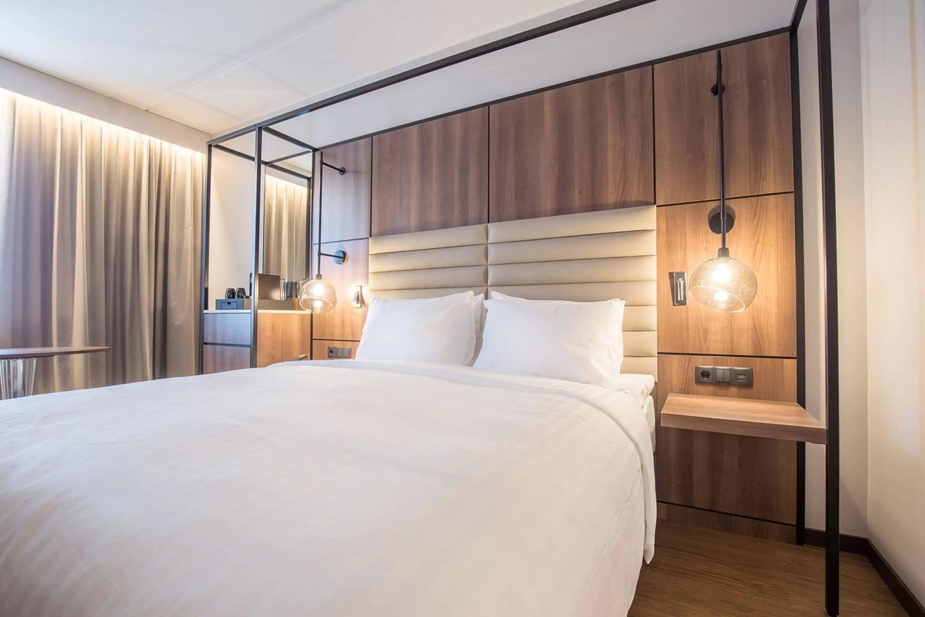 Photo of the whole room, Bed in AC Hotel by Marriott Stockholm Ulriksdal