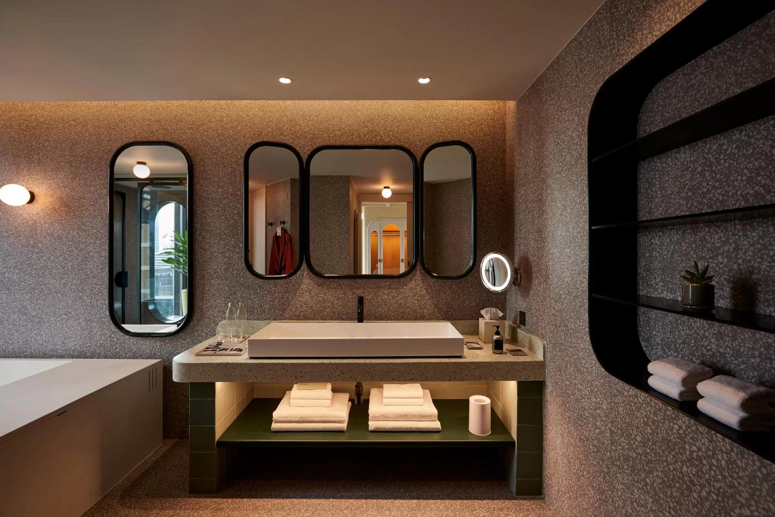 Bathroom in The Standard, Bangkok Mahanakhon