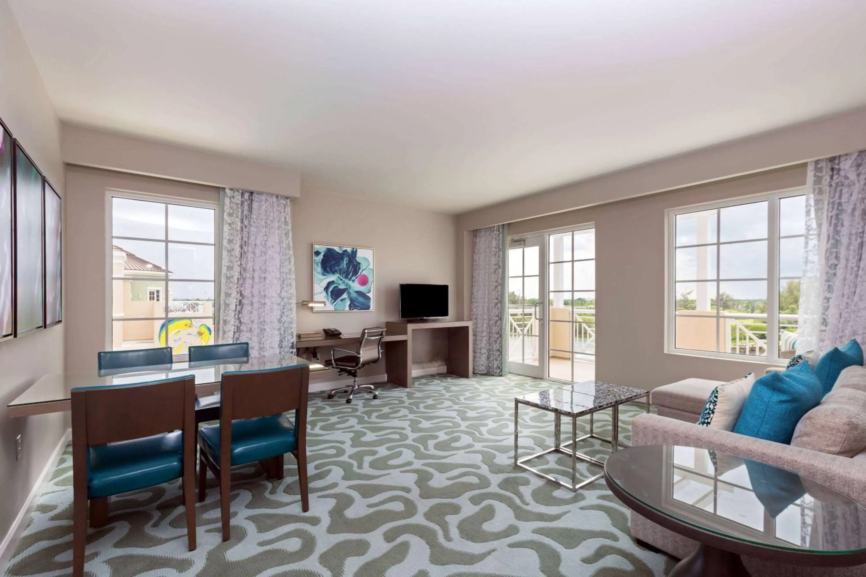 Lobby or reception in Wyndham Grand Jupiter at Harbourside Place
