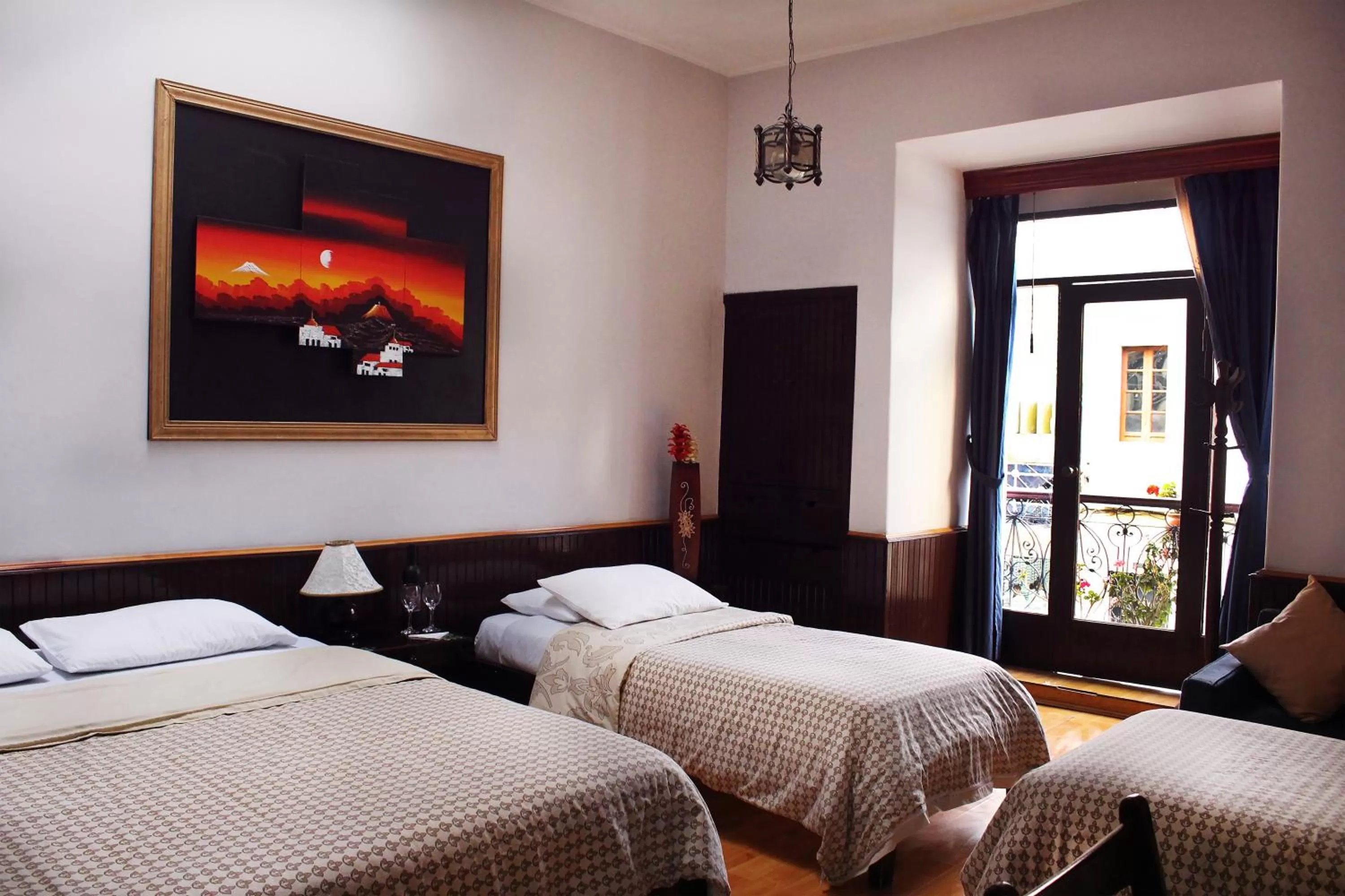 Bed in Hotel Montecarlo