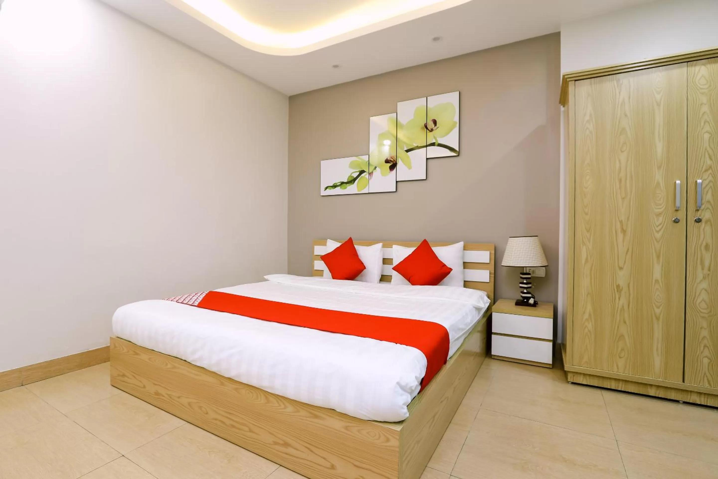 Bed in Tuan Anh Hotel