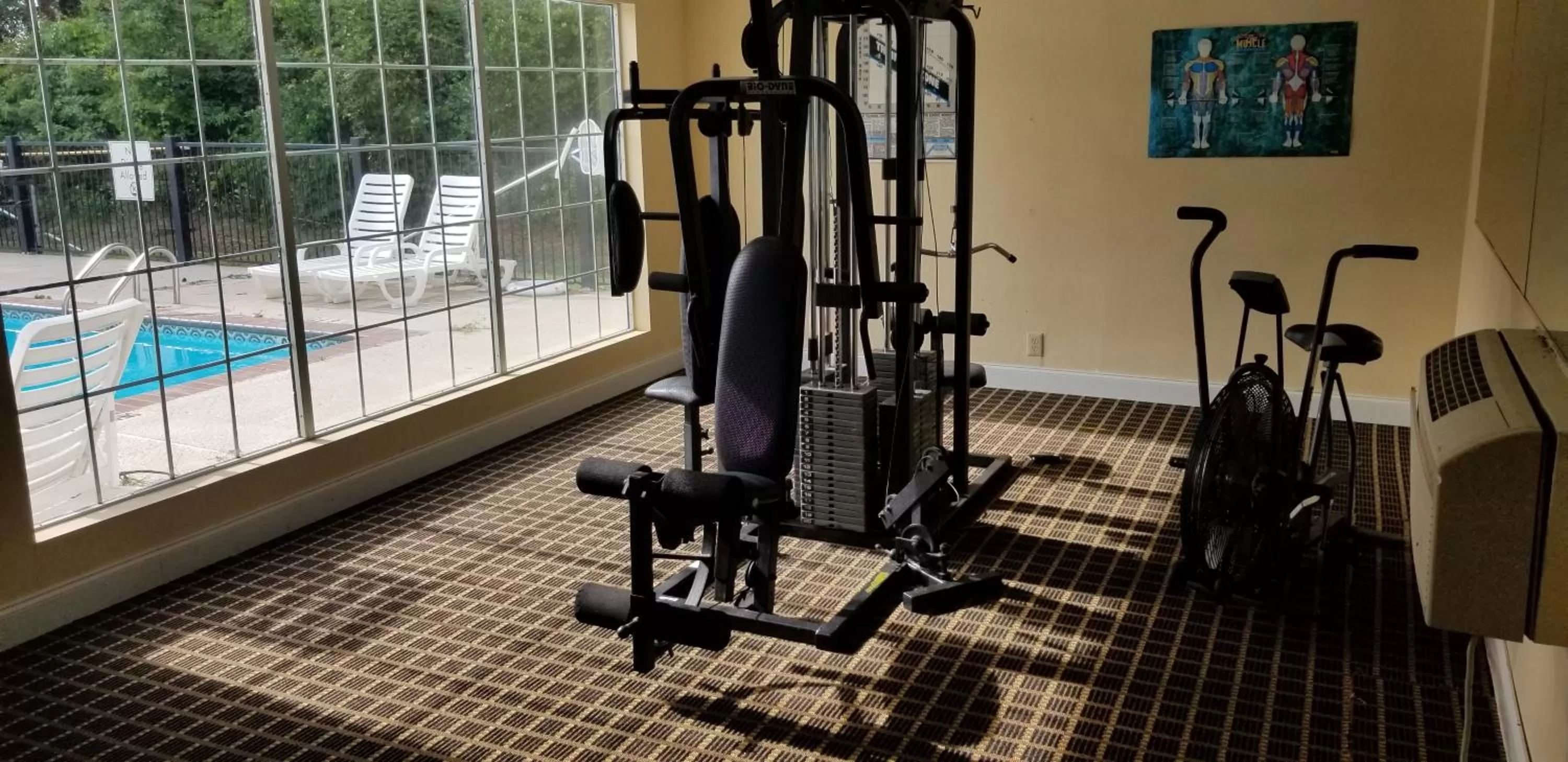 Fitness centre/facilities in Quality Inn Bainbridge