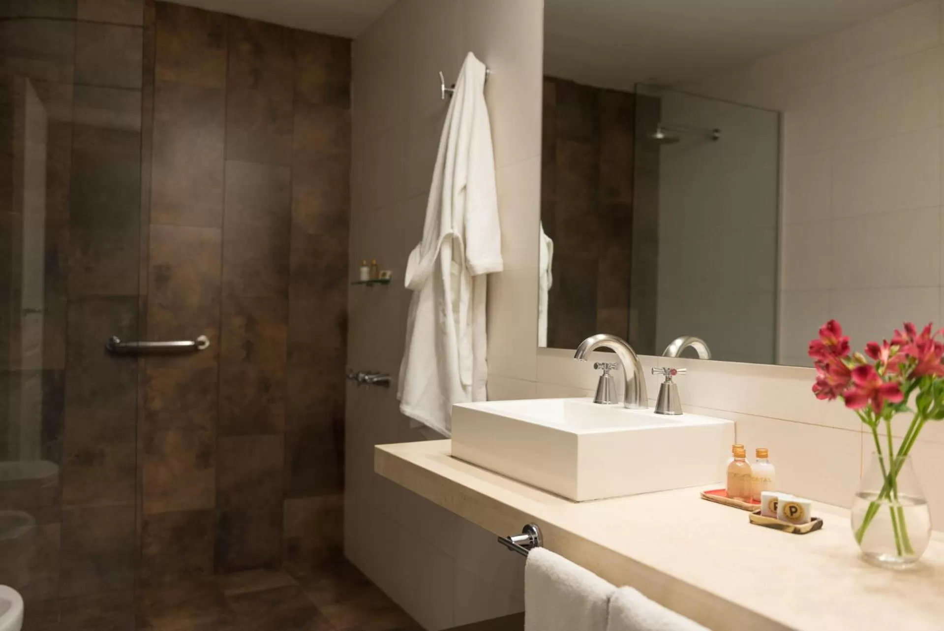 Bathroom in Portal Plaza Suites