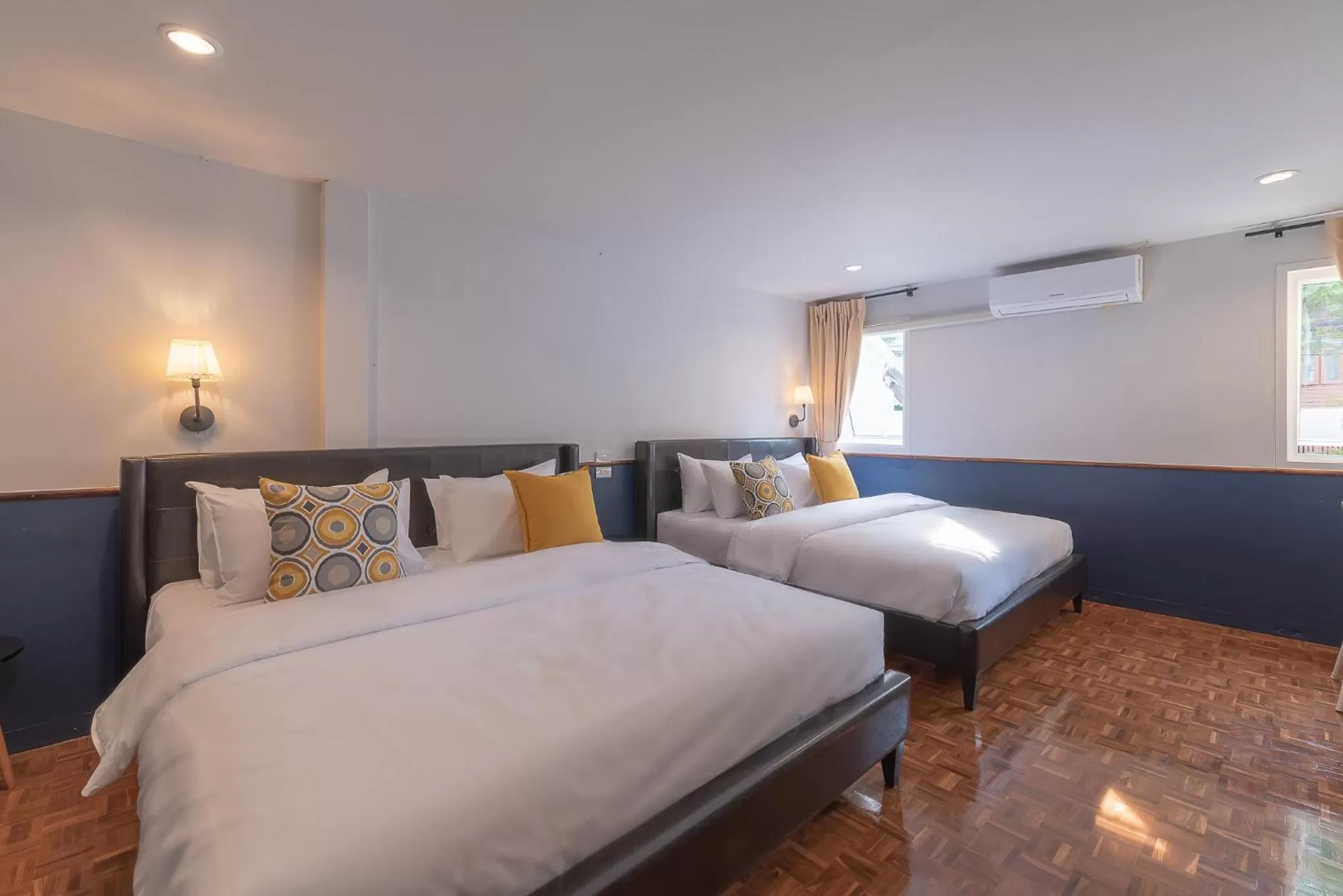 Bed in The Mellow Pillow Hotel @ Chiang Mai Gate