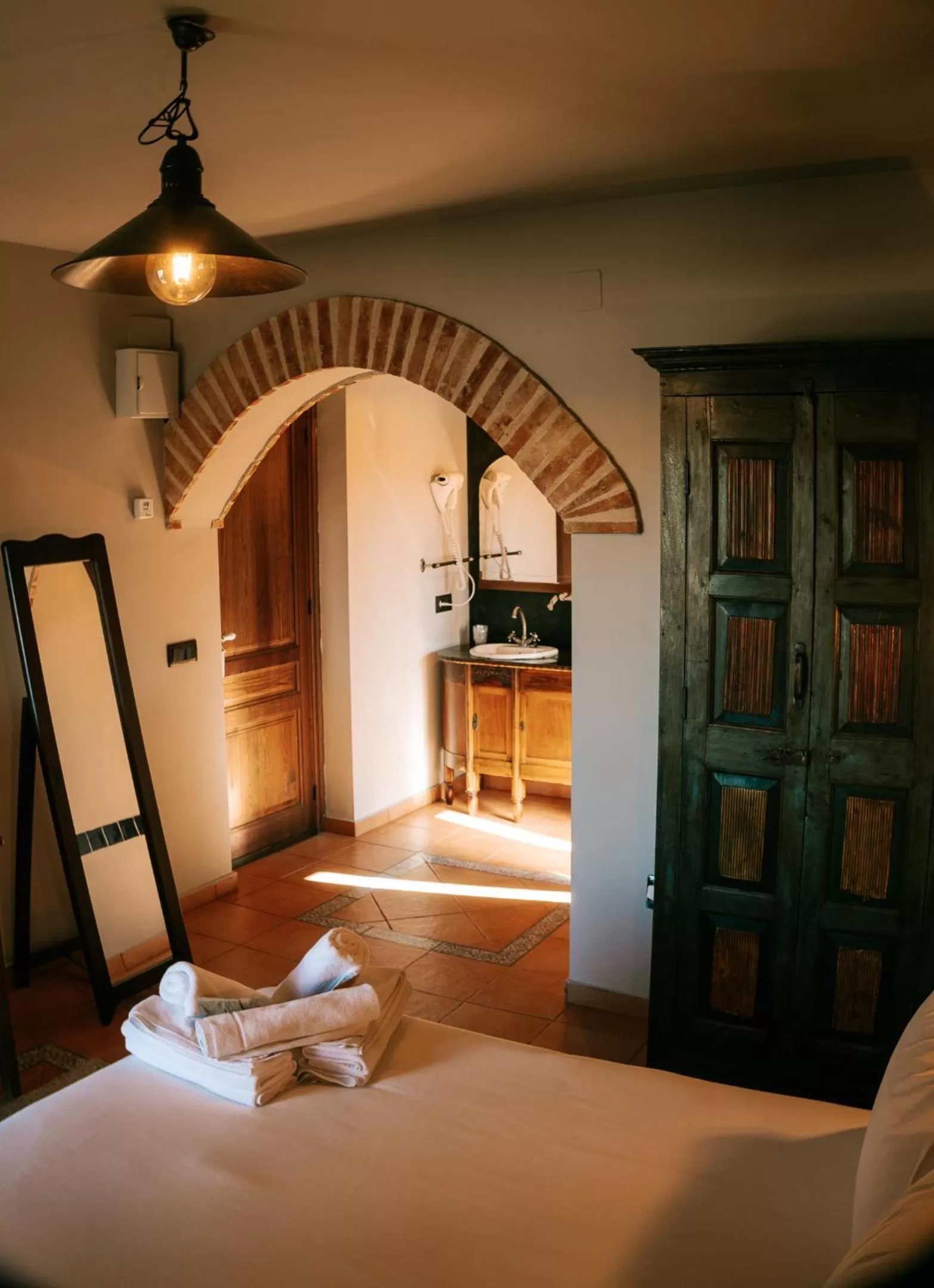 Bedroom in Hospedería Ballesteros