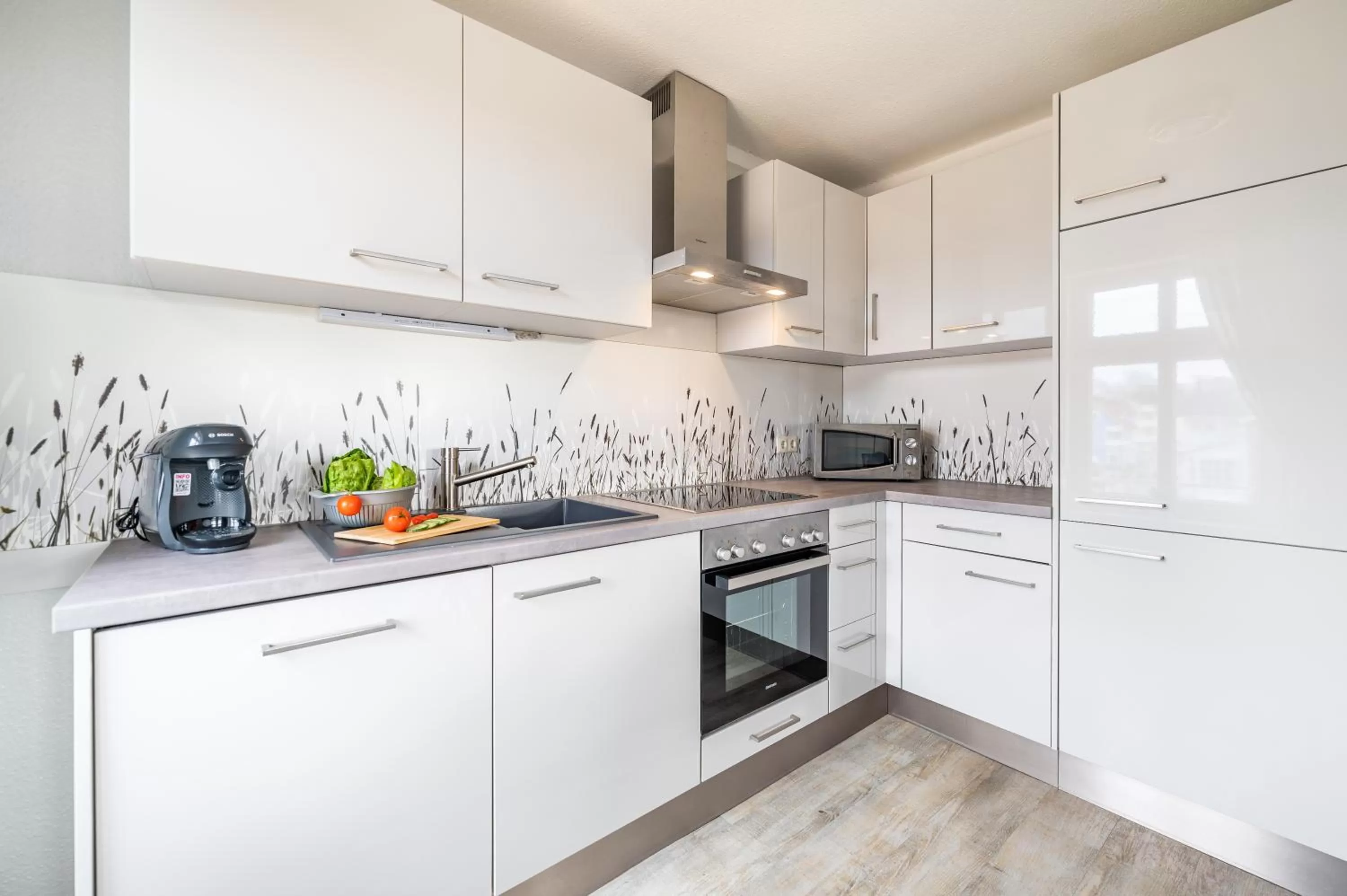 Kitchen or kitchenette, Kitchen/Kitchenette in Haus Ferienglück Sauna im Haus