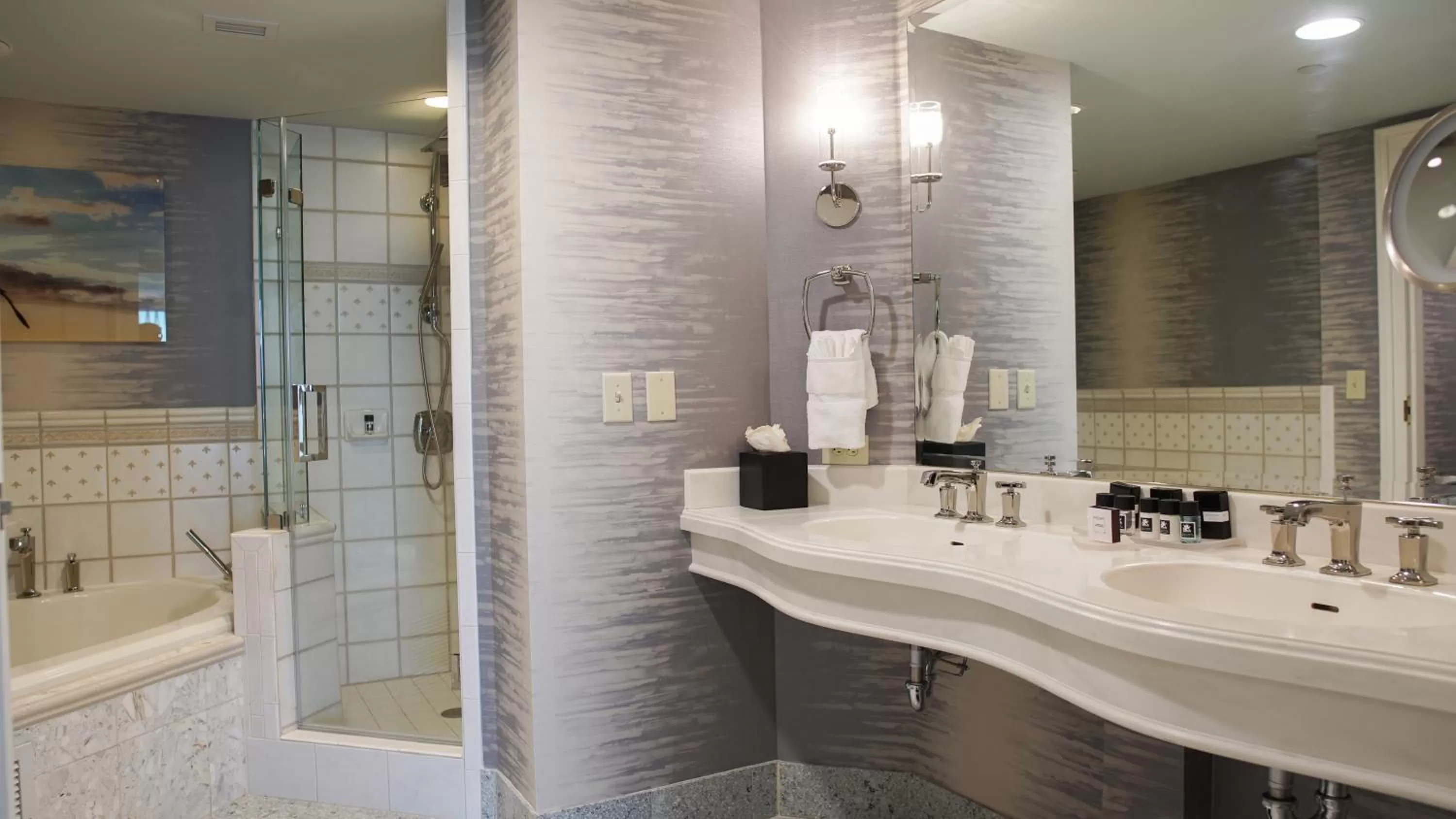 Bathroom in Grandover Resort & Spa, a Wyndham Grand Hotel