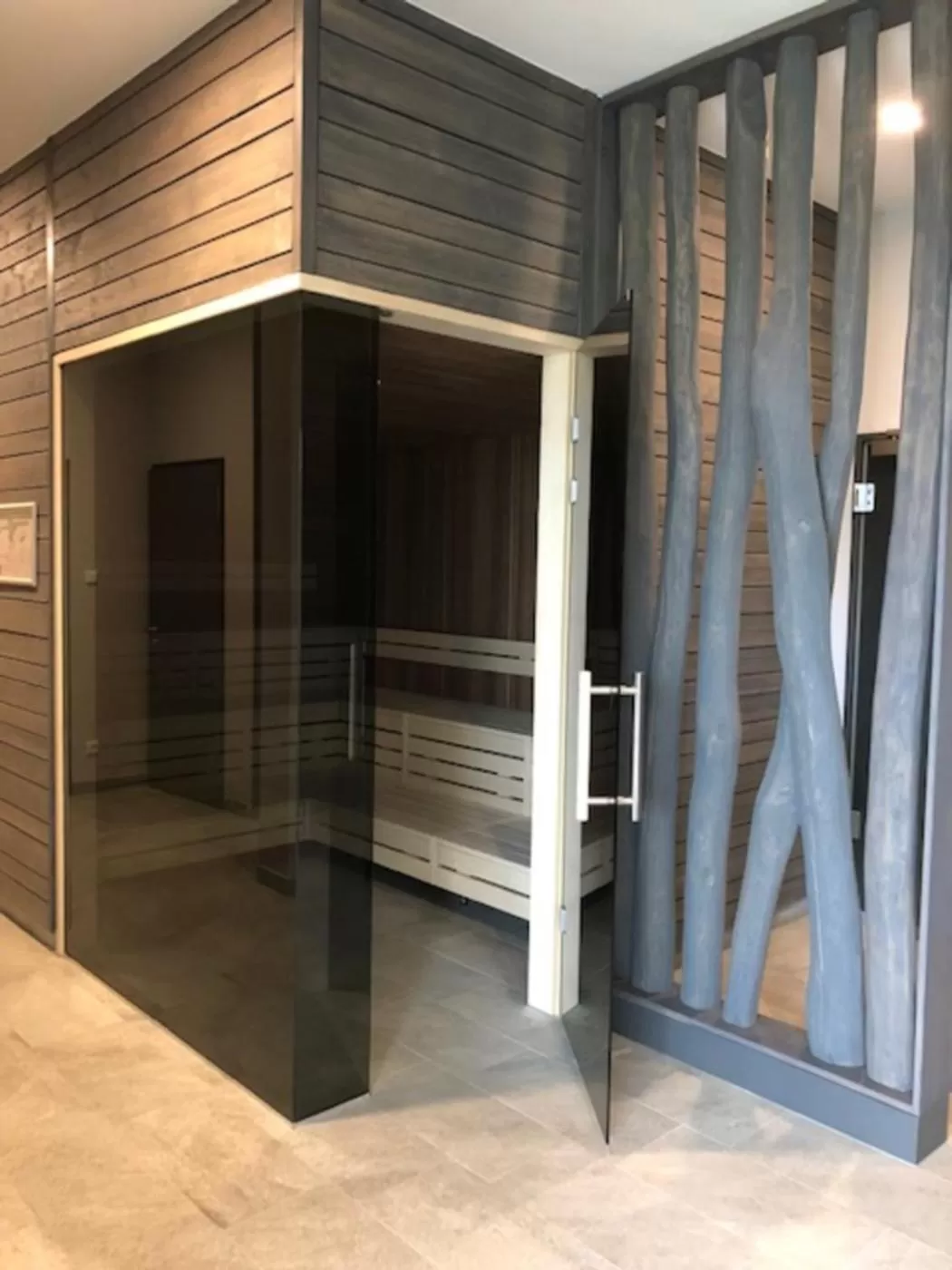 Sauna in Aparthotel Waterkant Suites - Fewos am Meer mit SPA