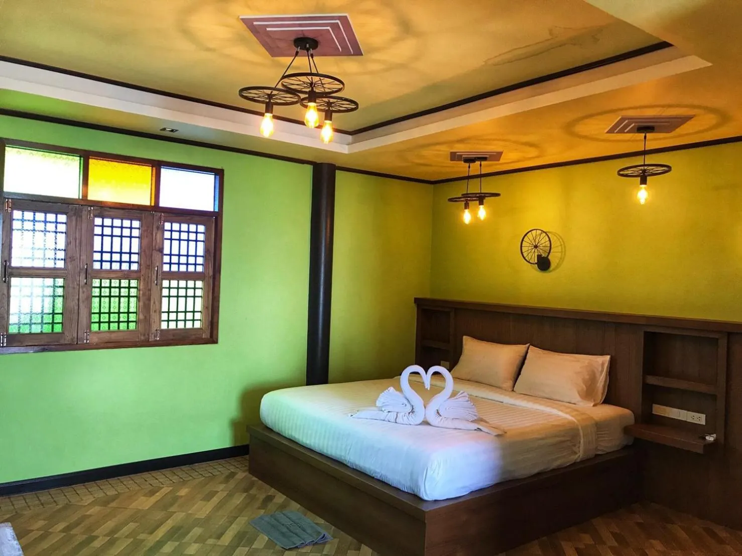 Bed in Mangrove House Lanta Old Town