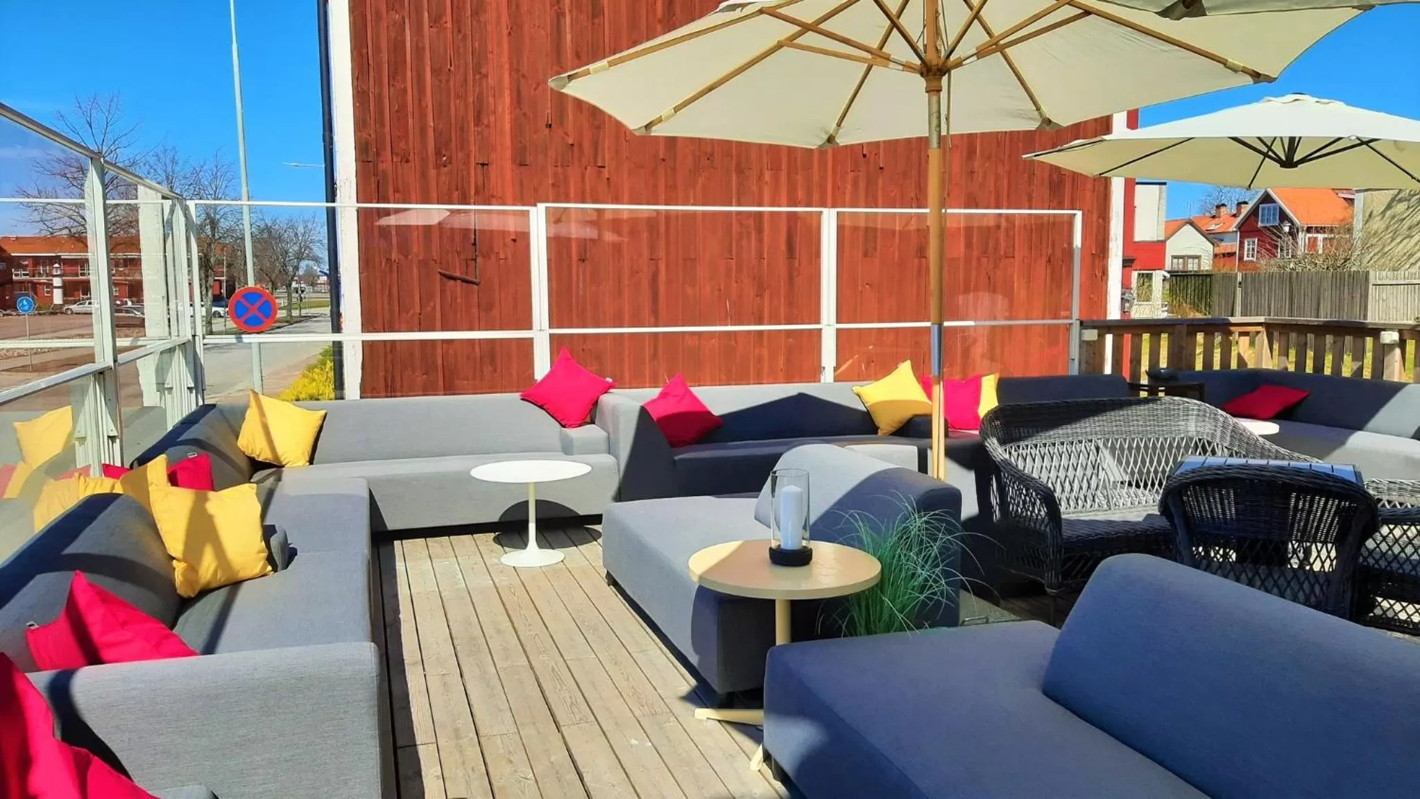 Patio in Vänerport Lakefront Hotell