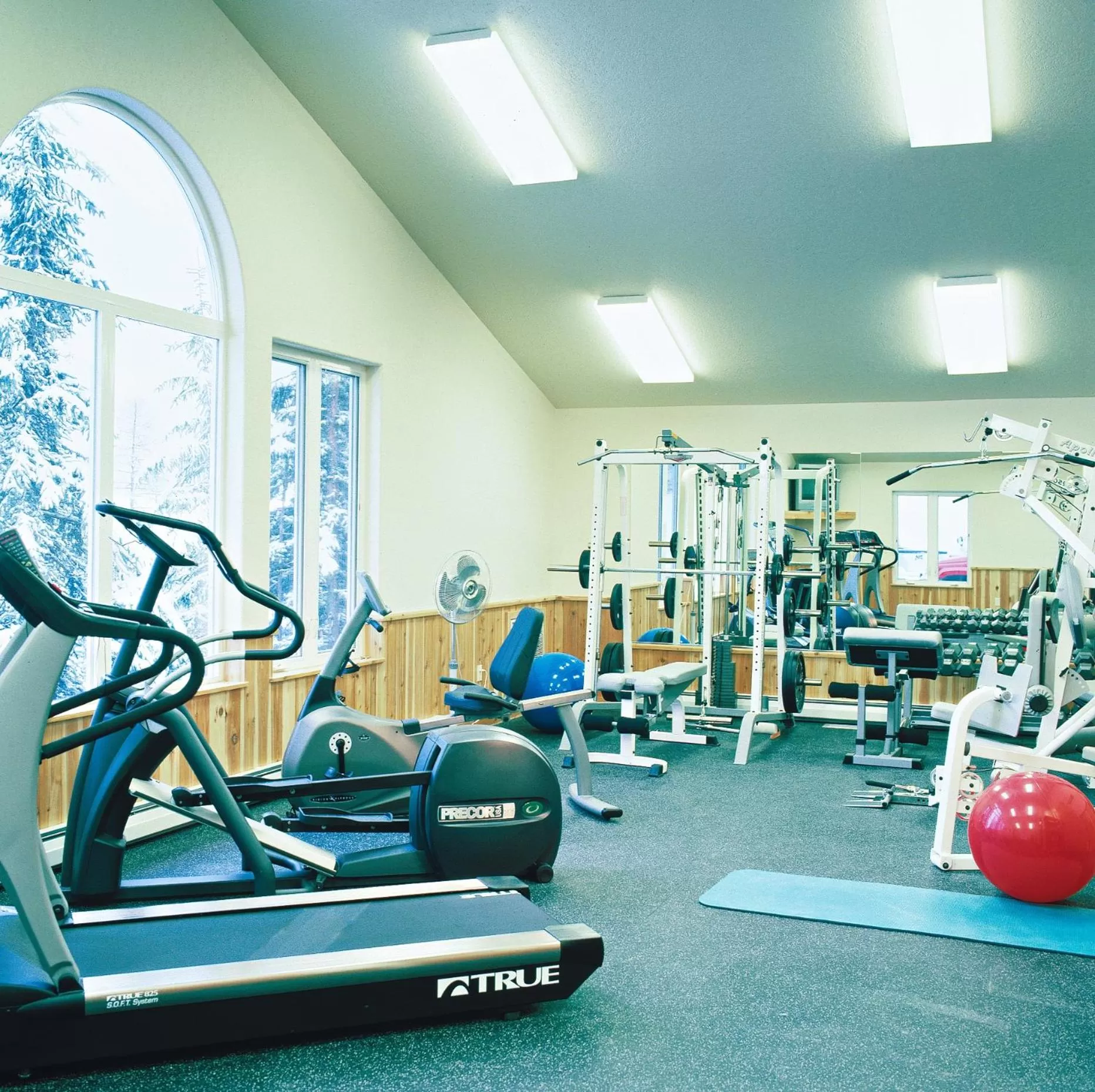 Fitness centre/facilities in Kandahar Lodge at Whitefish Mountain Resort